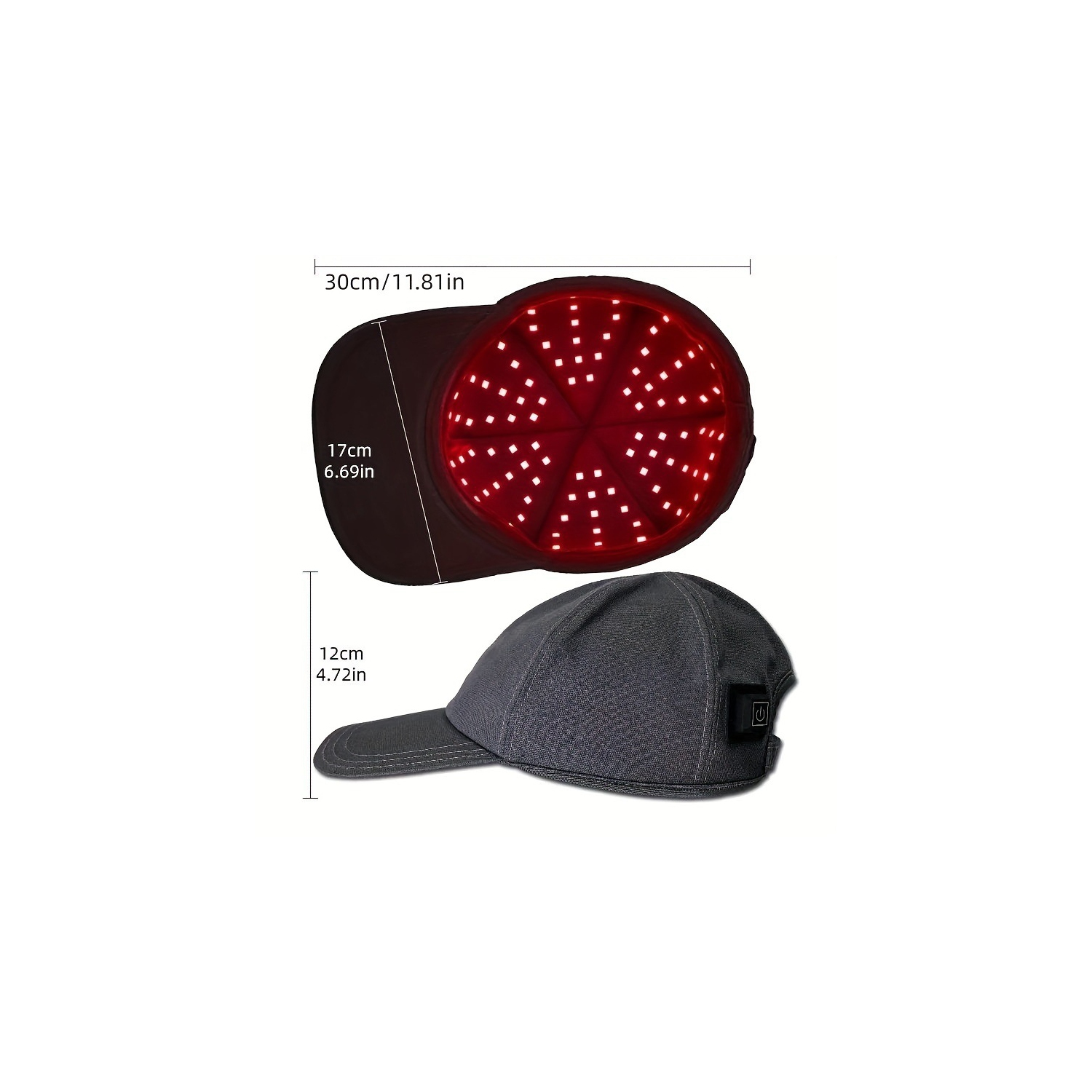 Laser Hair Growth Cap,Red Light Therapy Cap for Hair Loss,Hair Growth Hat,Anti-Loss Hair Cap for Men & Women