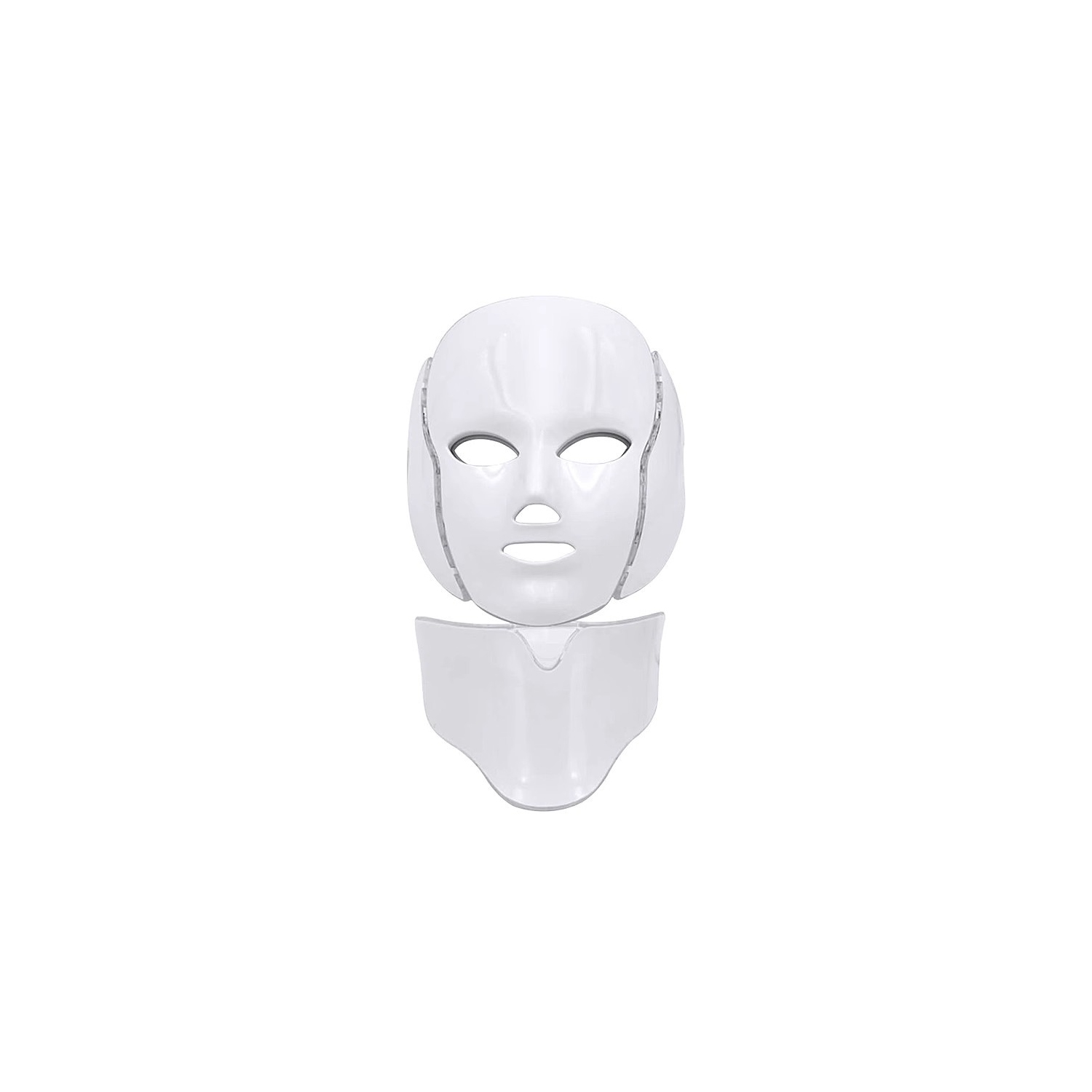 LED Light Therapy Face Mask 7-Color Skin Rejuvenation Therapy Photon Mask Facial Skin Care-White