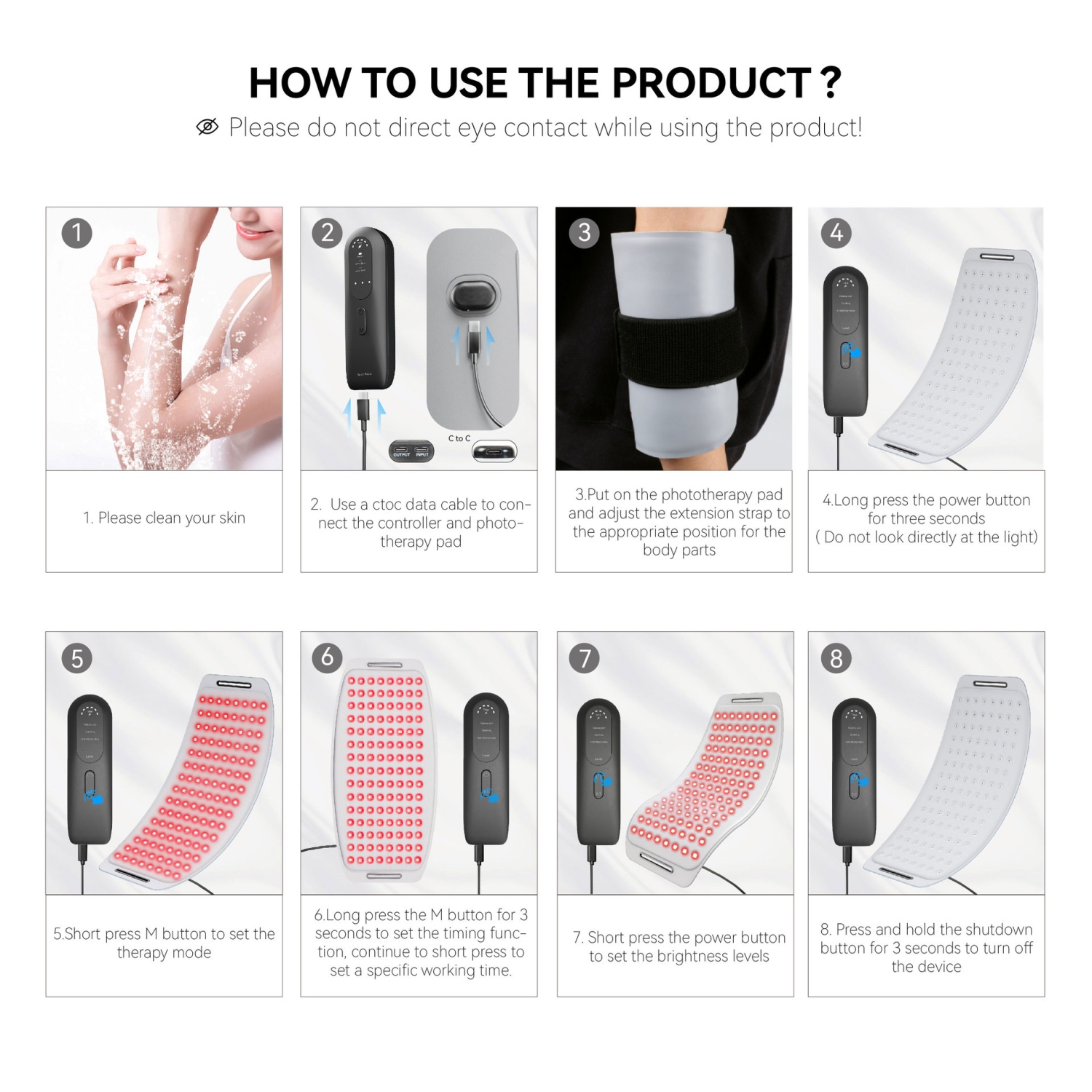 Red Light Therapy Belt for Body,Cordless Near Infrared Light Therapy Waist Pad for Pain Relief & Skin Care,LED Light Therapy Wrap for Muscle Shoulder