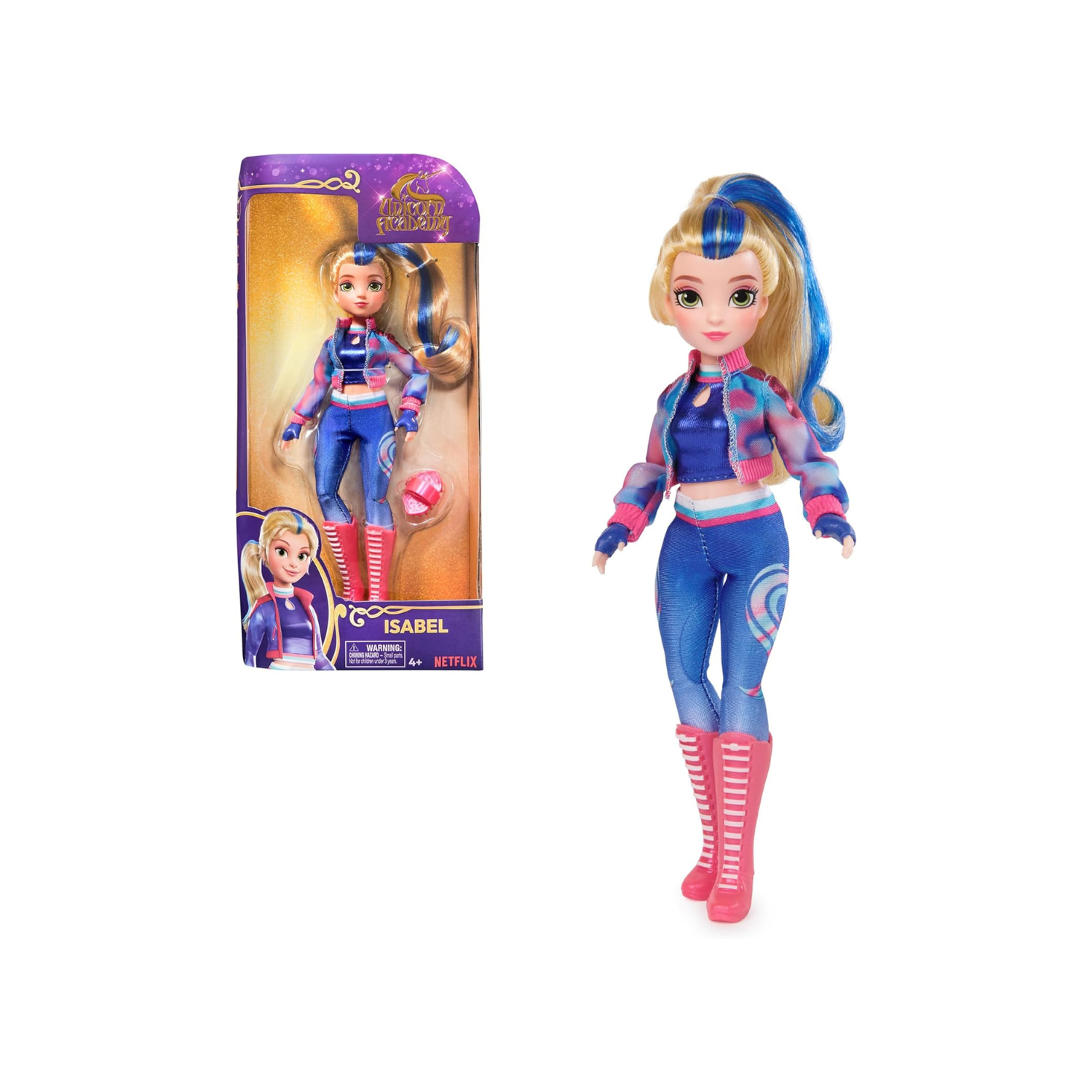 Unicorn Academy, Sophia Doll with 6 Accessories, 9.5”, Dolls & Unicorn Toys for Girls Ages 4 and up