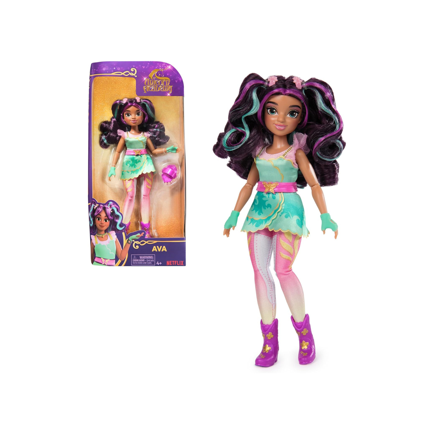 Unicorn Academy, Sophia Doll with 6 Accessories, 9.5”, Dolls & Unicorn Toys for Girls Ages 4 and up