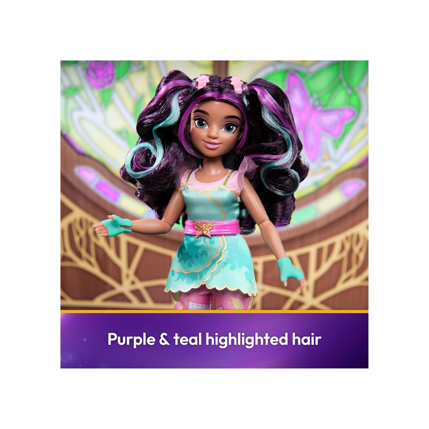 Unicorn Academy, Sophia Doll with 6 Accessories, 9.5”, Dolls & Unicorn Toys for Girls Ages 4 and up