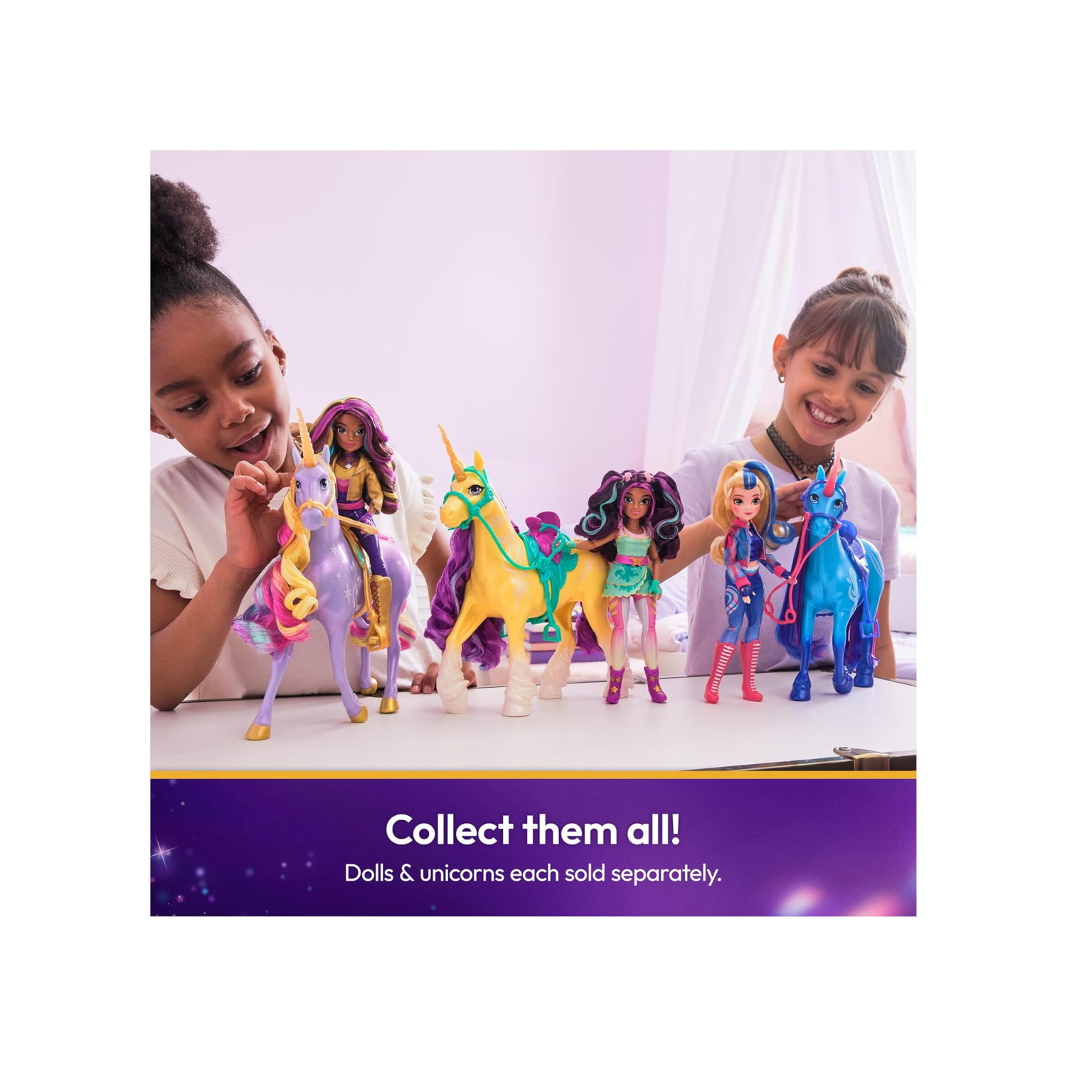 Unicorn Academy, Sophia Doll with 6 Accessories, 9.5”, Dolls & Unicorn Toys for Girls Ages 4 and up