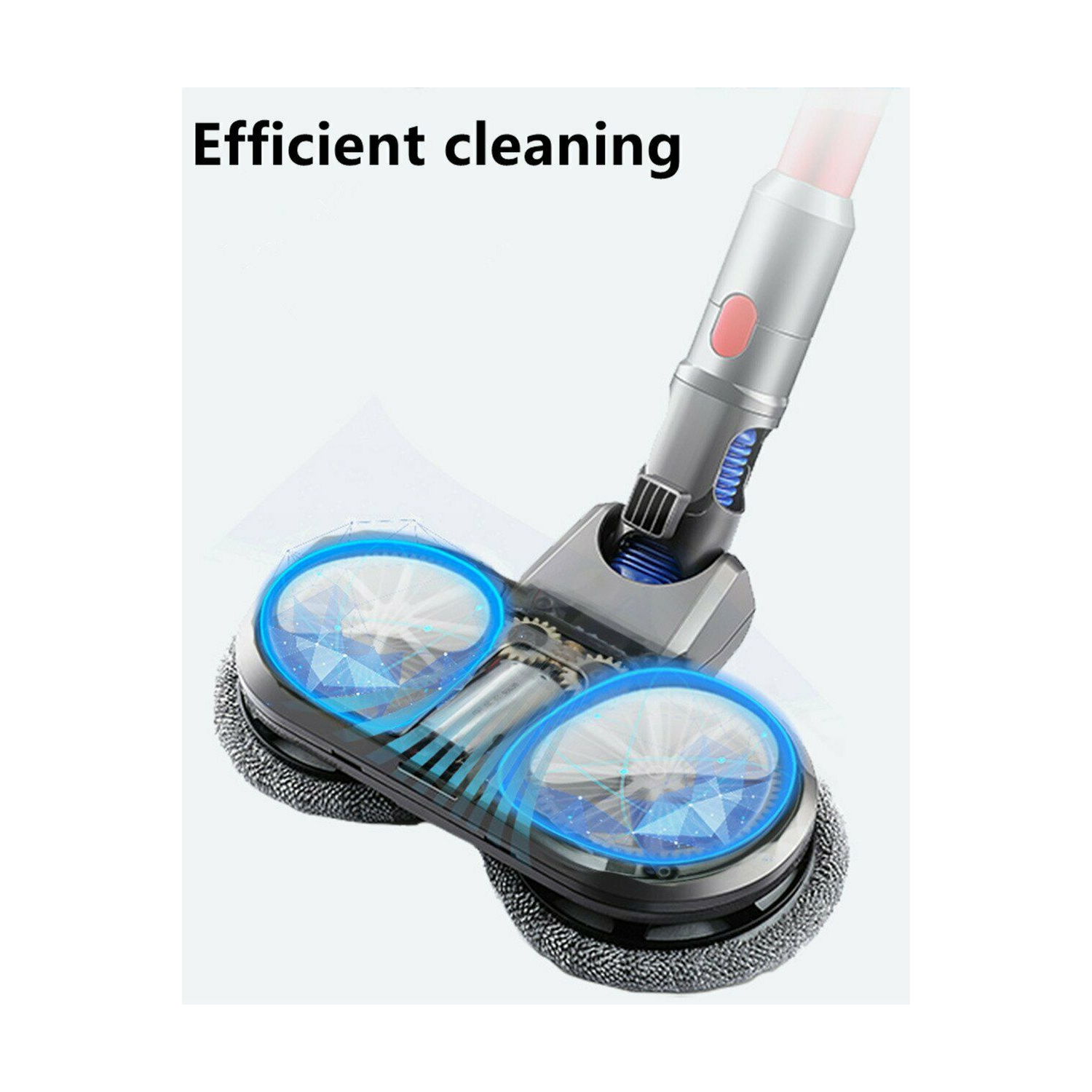 VGI Electric Mop Head Attachment for Dyson V12 Slim Vacuum Cleaner with Removable Water Tank