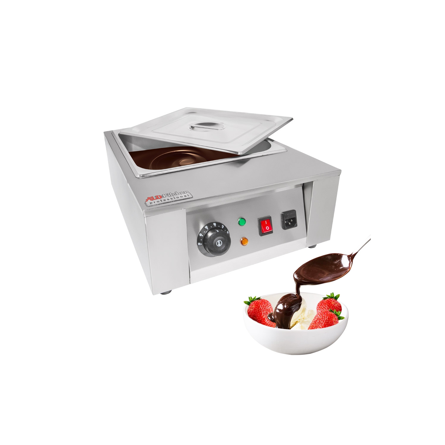 A-C2002-1 Machine à fondre le chocolat | Utilisation de la maison ou de la boulangerie | Acier inoxydable | Commande manuelle | Réservoir 1 |