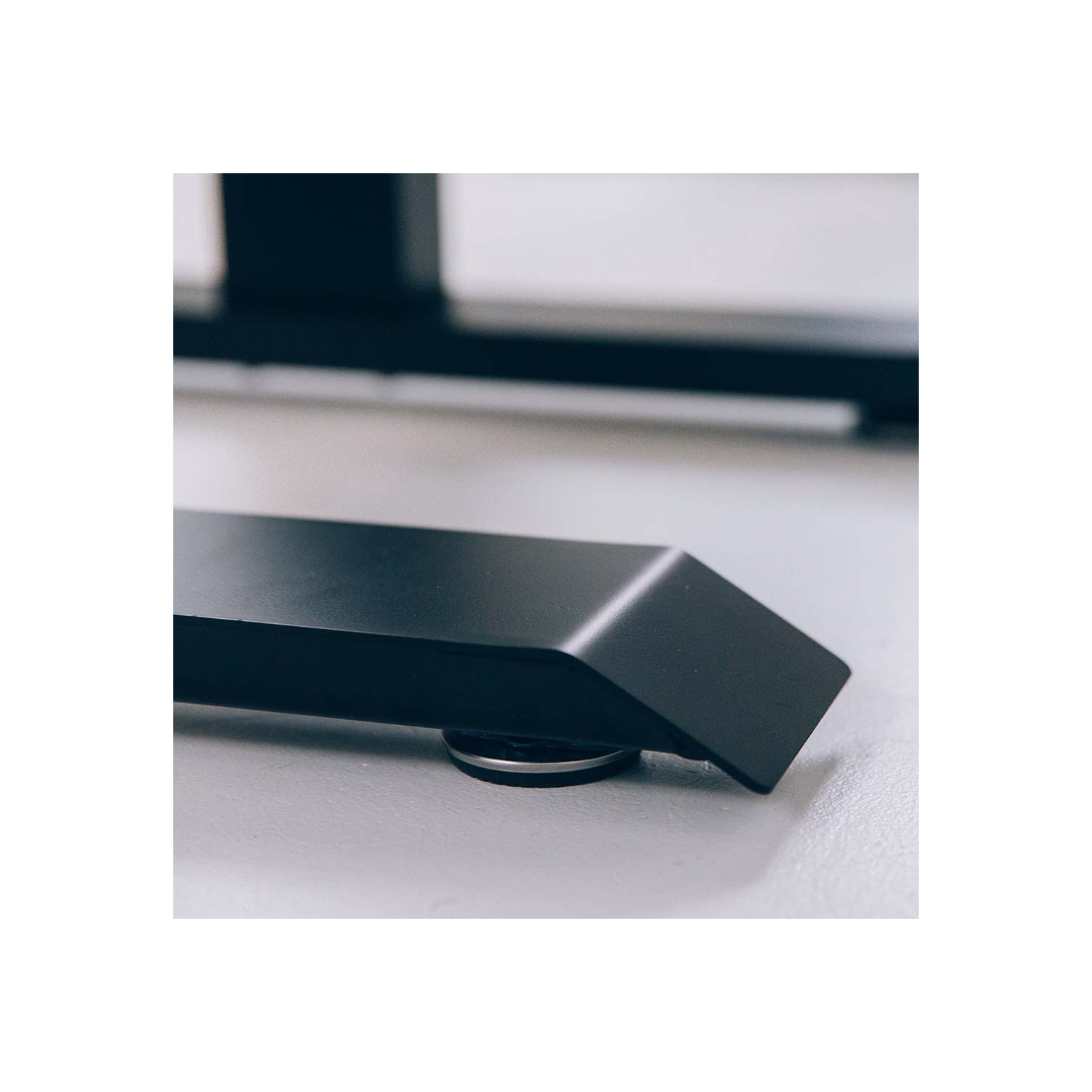 MotionGrey L Shape-Triple Motors Standing Desk with Memory Settings-71"x65" Oak Brown Top White Frame-Adjustable Sit-Stand Computer Table for Home,