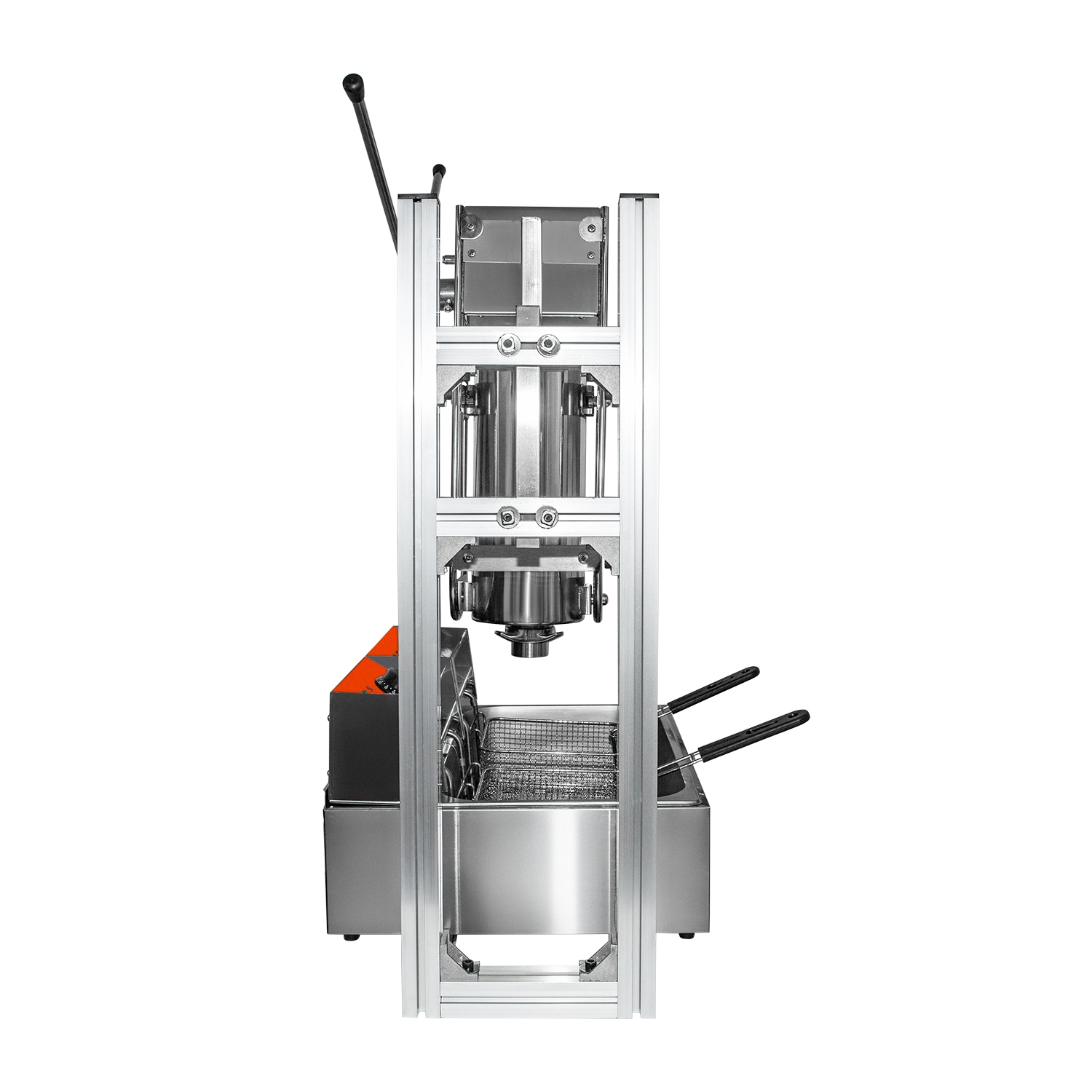 A-TG5LF Churro Maker Machine | Churro Maker with Deep Fryer | Stainless Steel | 5L Capacity | 110V