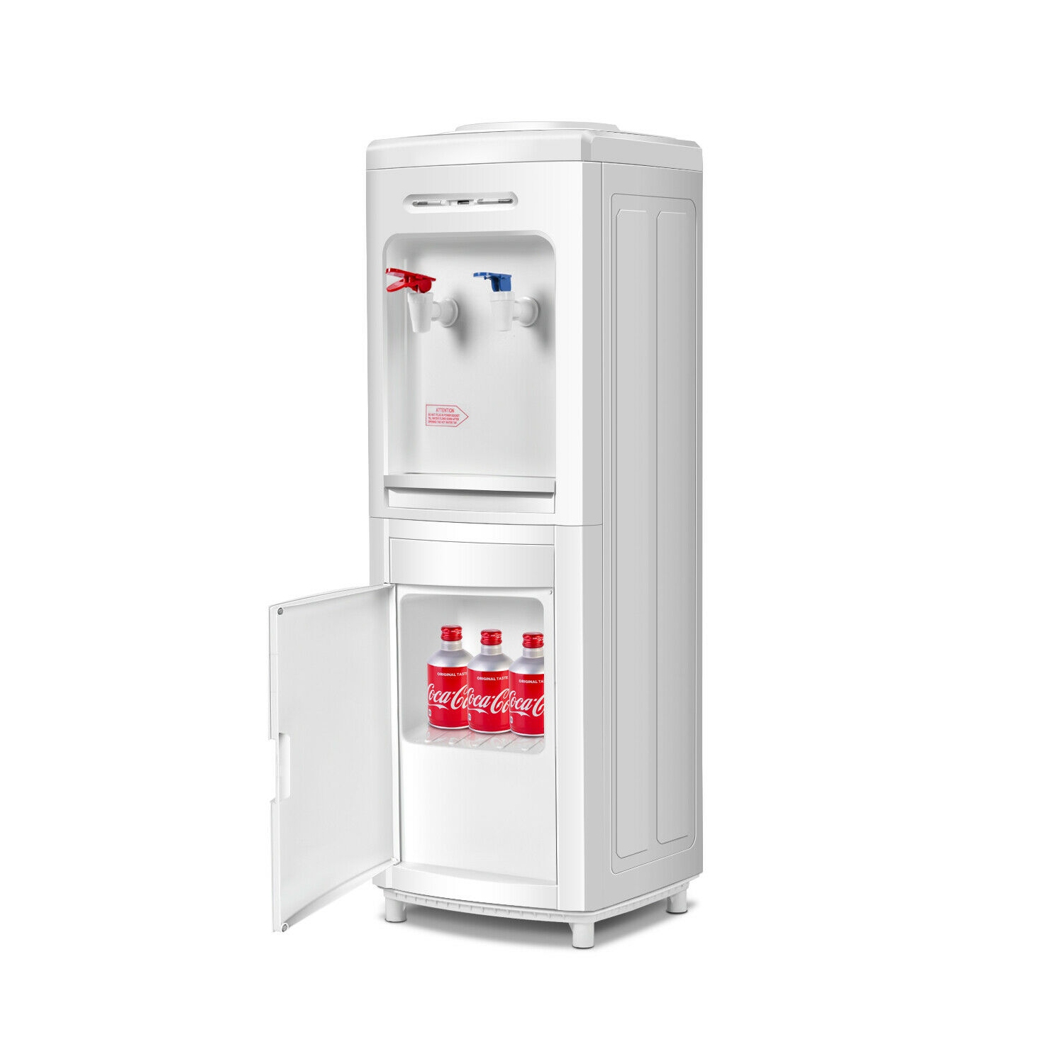 Distributeur d'eau à chargement par le haut de Costway – Température normale 5 gallons, chargement eau et bouteille chaude Maison électrique avec