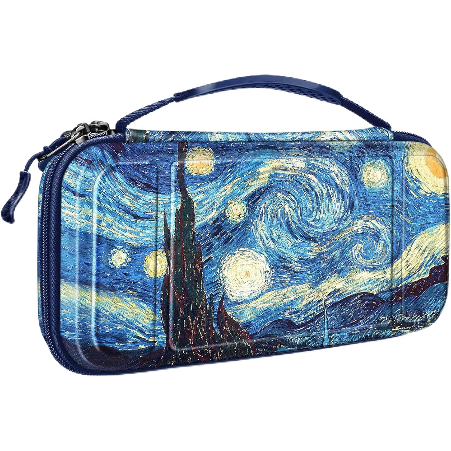 Étui de transport pour Switch & OLED, sac de voyage mignon à motif rose intérieur avec bandoulière réglable, Nuit étoilée