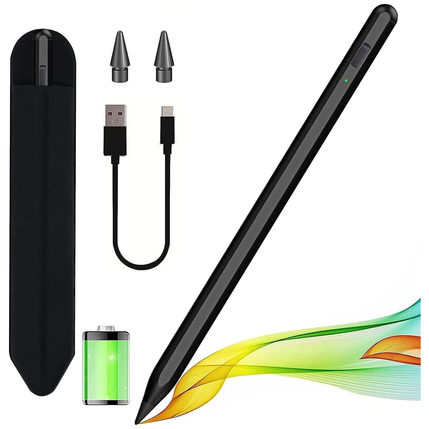 Stylus Pen for iPad 9th Gen, 10th Gen, iPad Pencil for iPad(2018-2022), iPad Air 3/4/5, iPad Mini 5/6th, iPad 6/7/8th, Pad Pro11/iPad Pro12.9