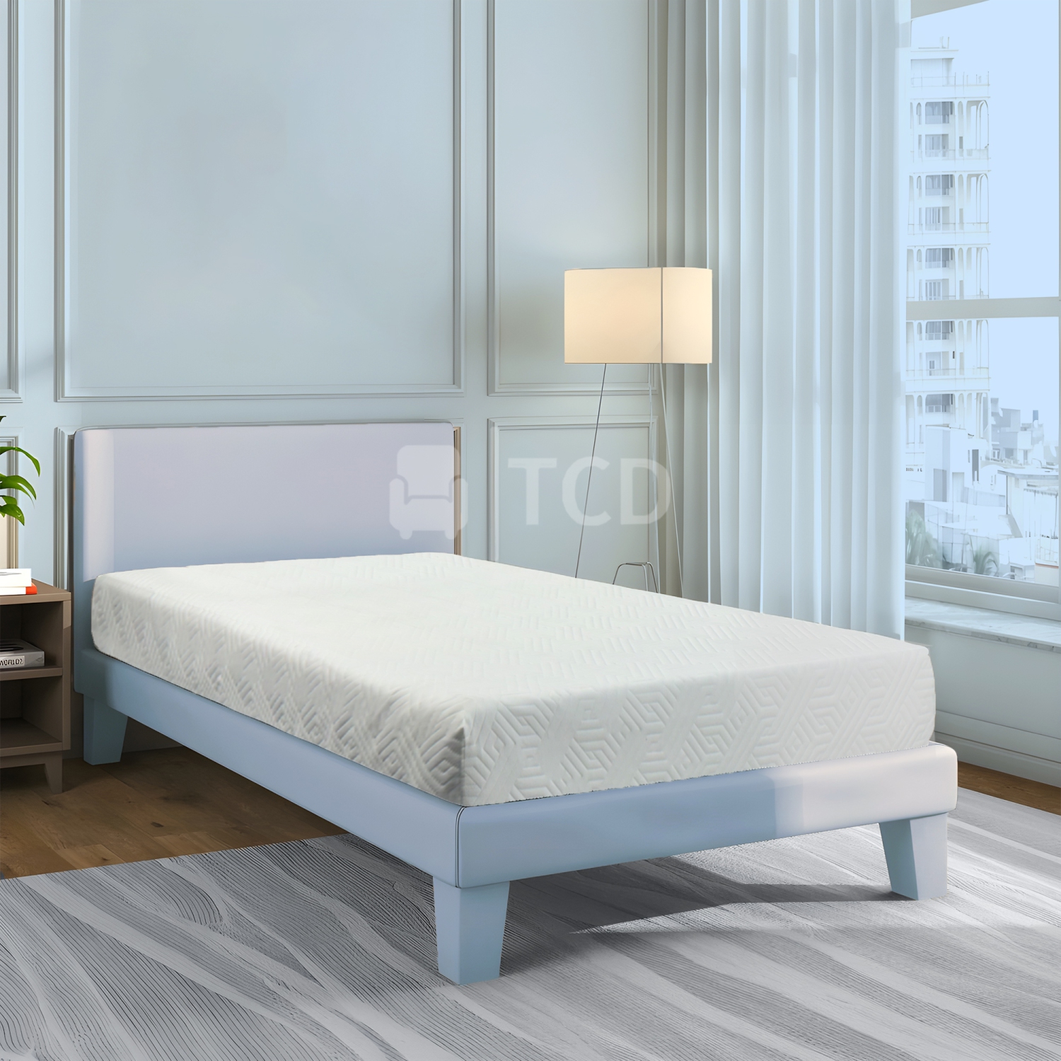 BestBuy Exclusive - Value Series 5" Twin / Single Size CertiPUR-US® certfied Ergonomic Ortho Relief Medium Firm Cool Gel Foam Mattress