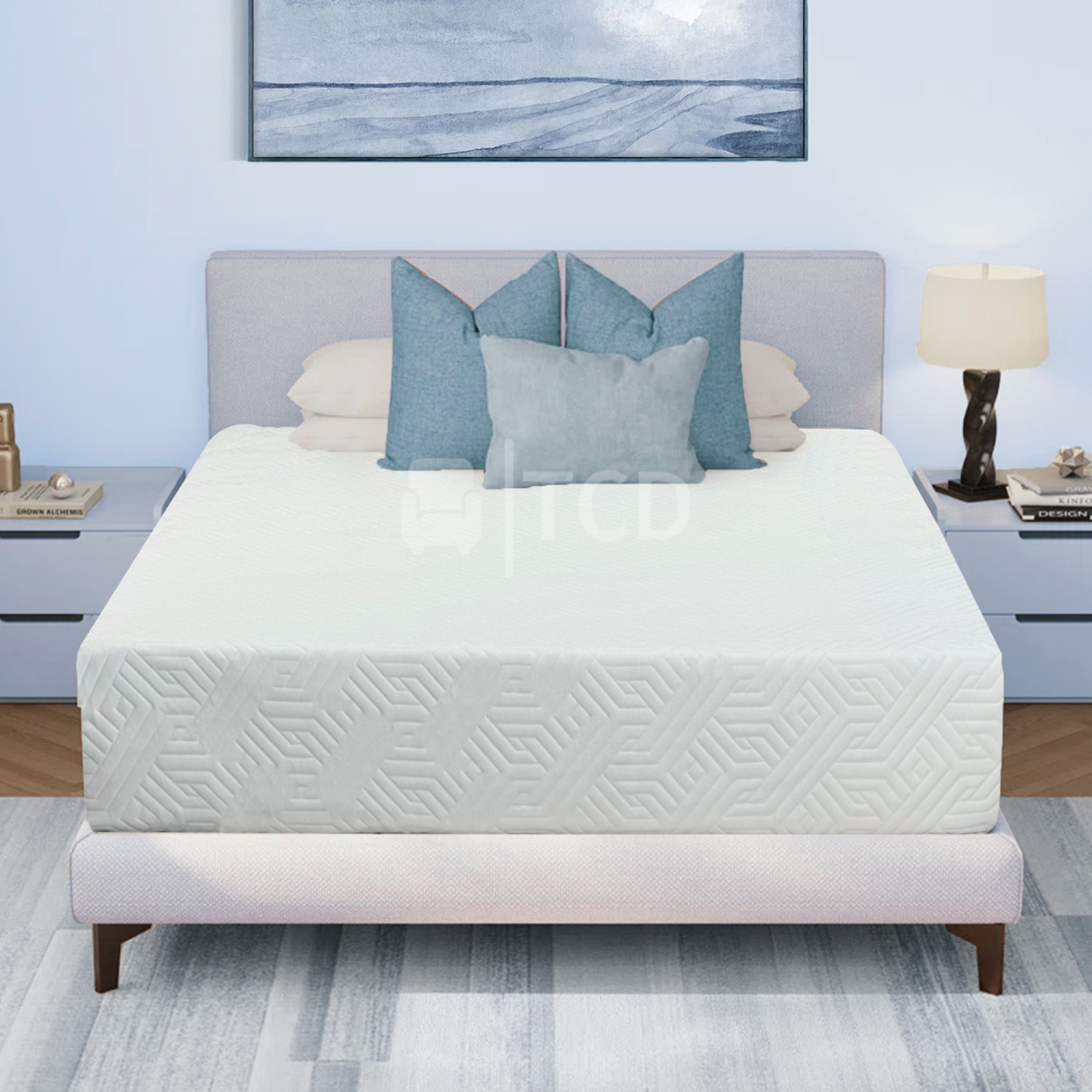 BestBuy Exclusive - Value Series 12" Queen Size CertiPUR-US® certfied Ergonomic Ortho Relief Medium Firm Cool Gel Foam Mattress