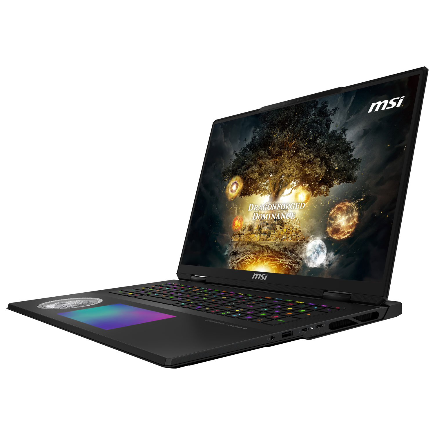 Portable de jeu Titan 18 HX Dragon Edition Norse Myth de 18 po de MSI