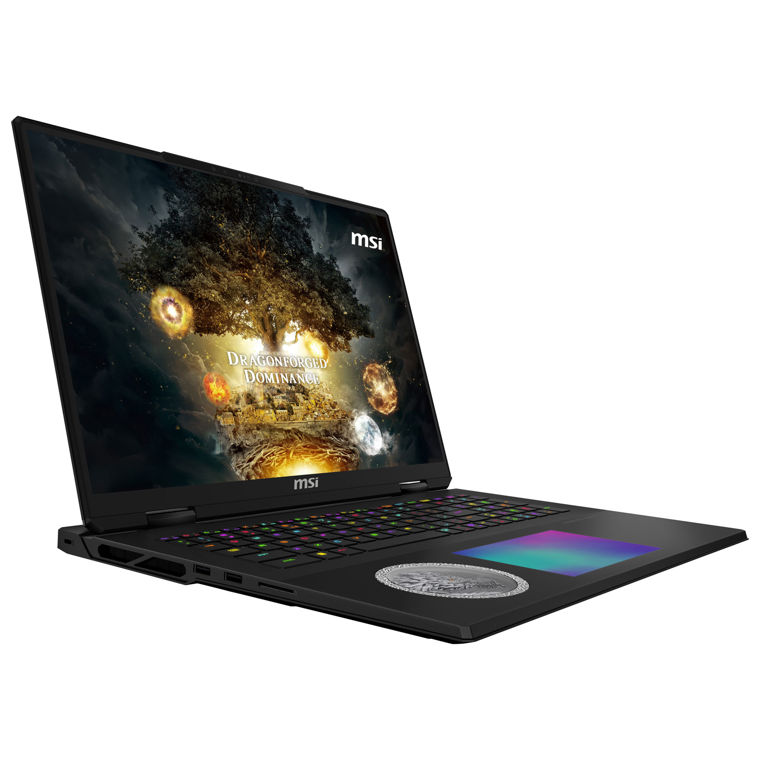 Portable de jeu Titan 18 HX Dragon Edition Norse Myth de 18 po de MSI