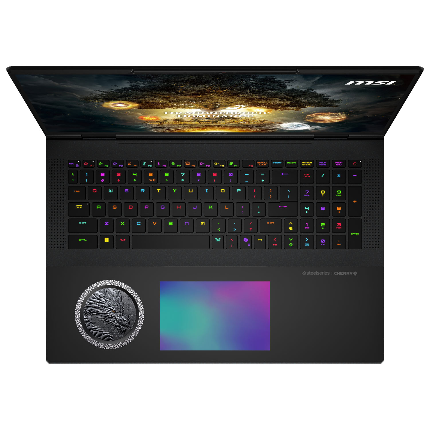 Portable de jeu Titan 18 HX Dragon Edition Norse Myth de 18 po de MSI