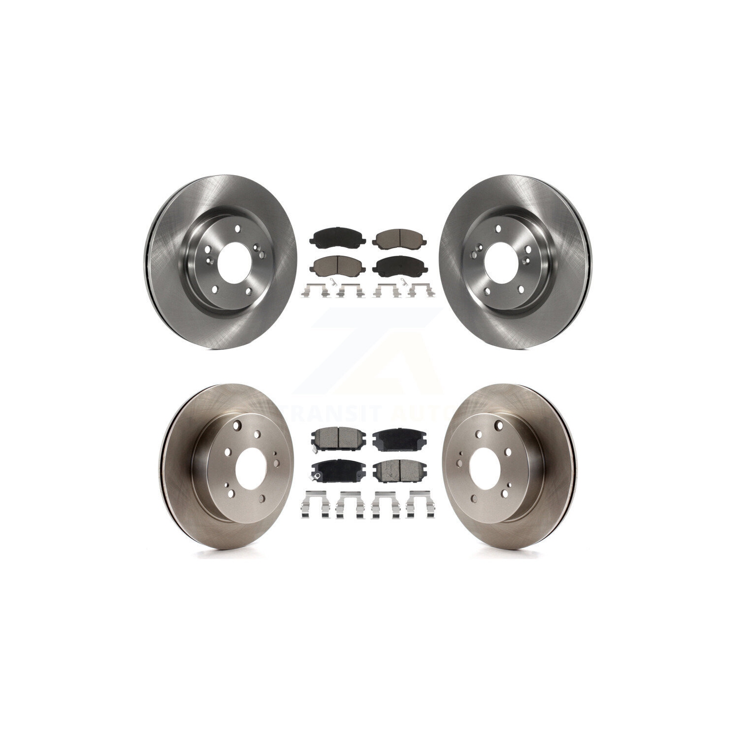 Front Rear Disc Brake Rotors And Ceramic Pads Kit For Mitsubishi Eclipse Galant K8C-103628