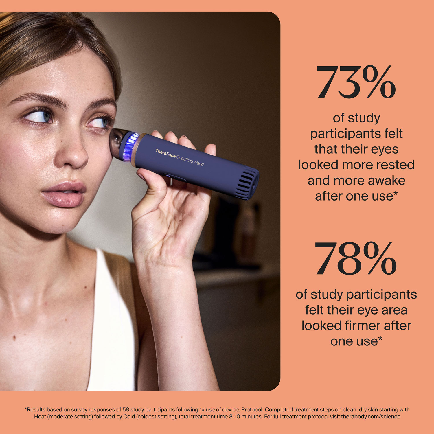 Therabody TheraFace Depuffing Wand - Indigo