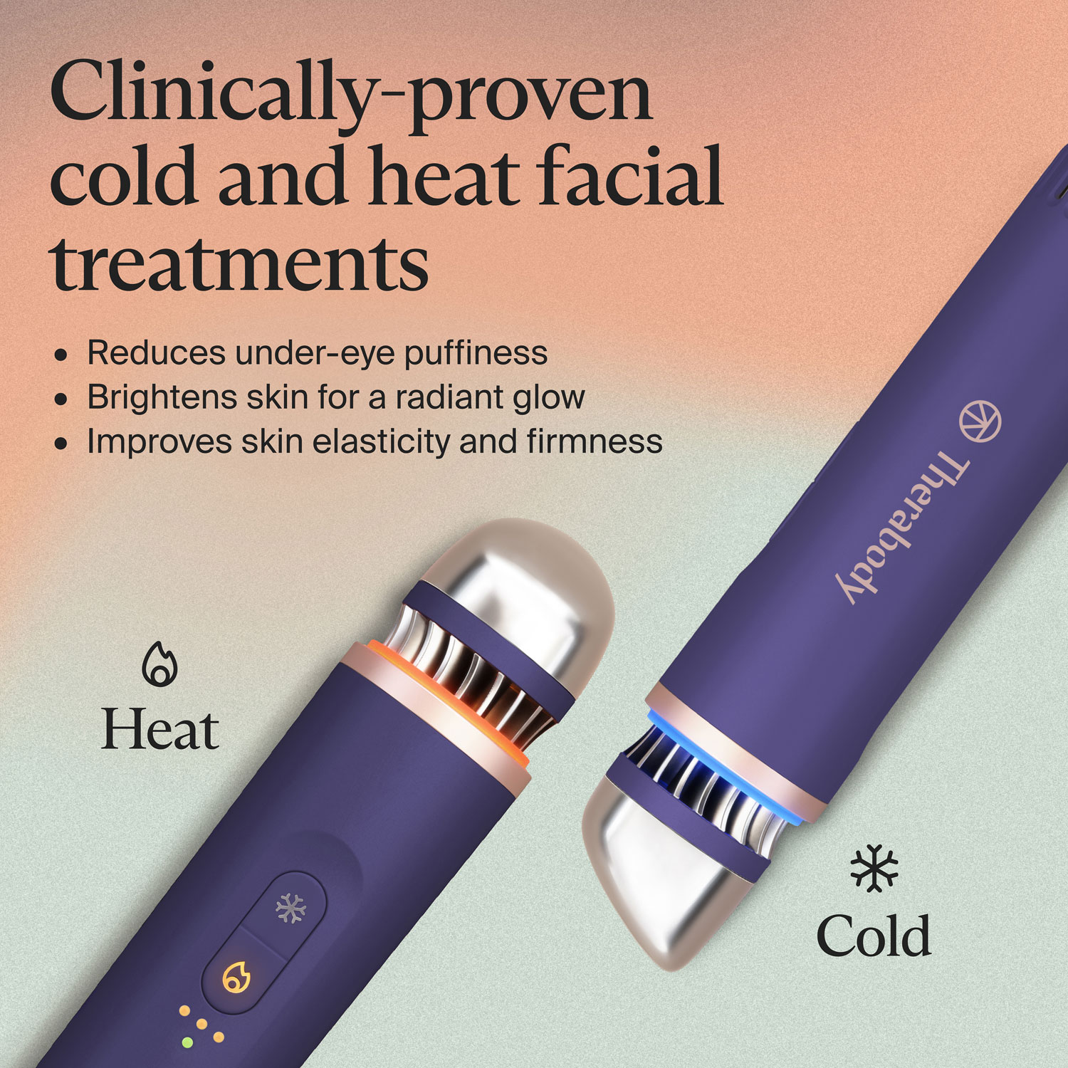 Therabody TheraFace Depuffing Wand - Indigo