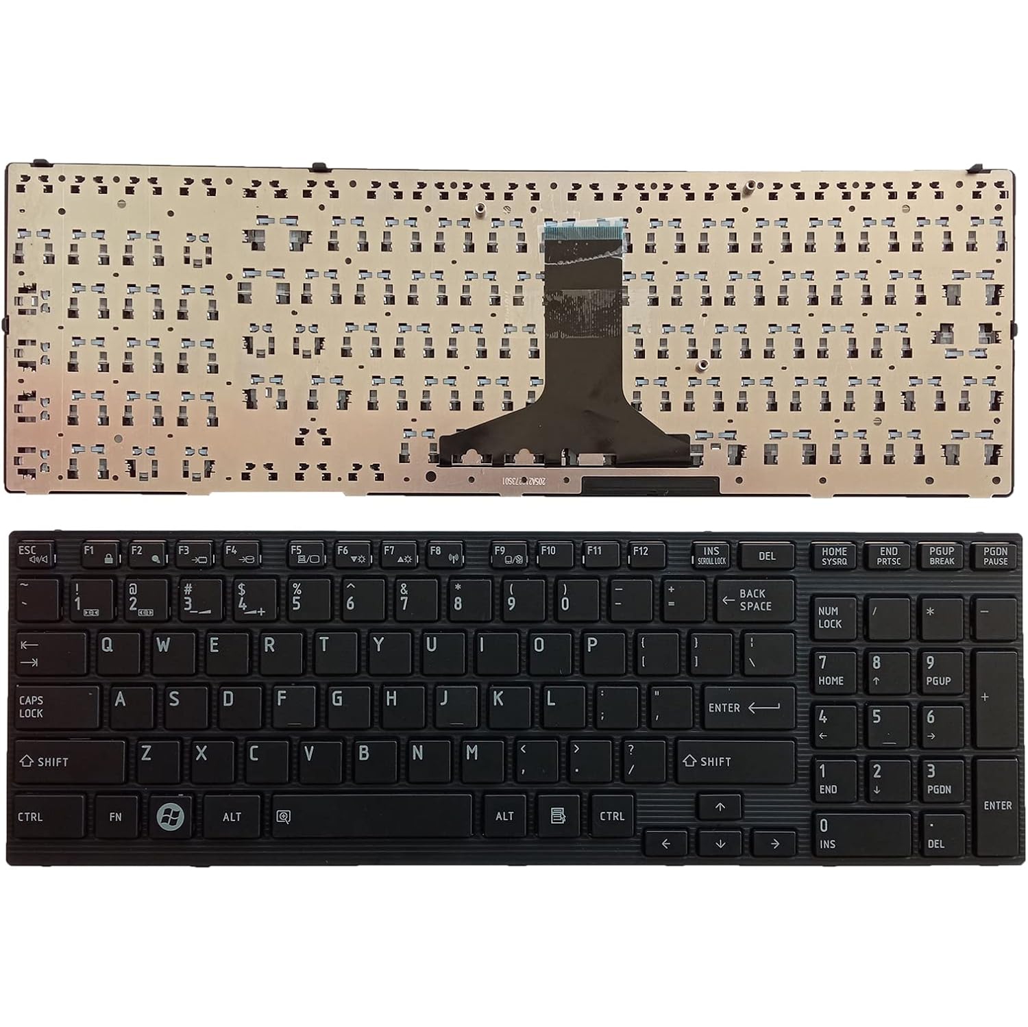 LIXSUNTEK New Keyboard for Toshiba Satellite A660 A660D A665 A665-S6086 A665-3DV1 A665-11Z A665-S6050 Series US MP-09N53US6698 PK130IU2B00F116KA0013X
