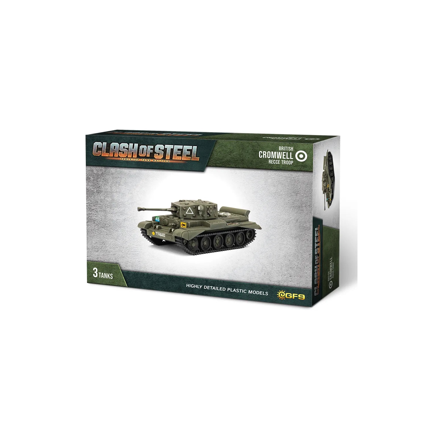 Clash of Steel Cromwell Recce Troop (x3 Plastic)
