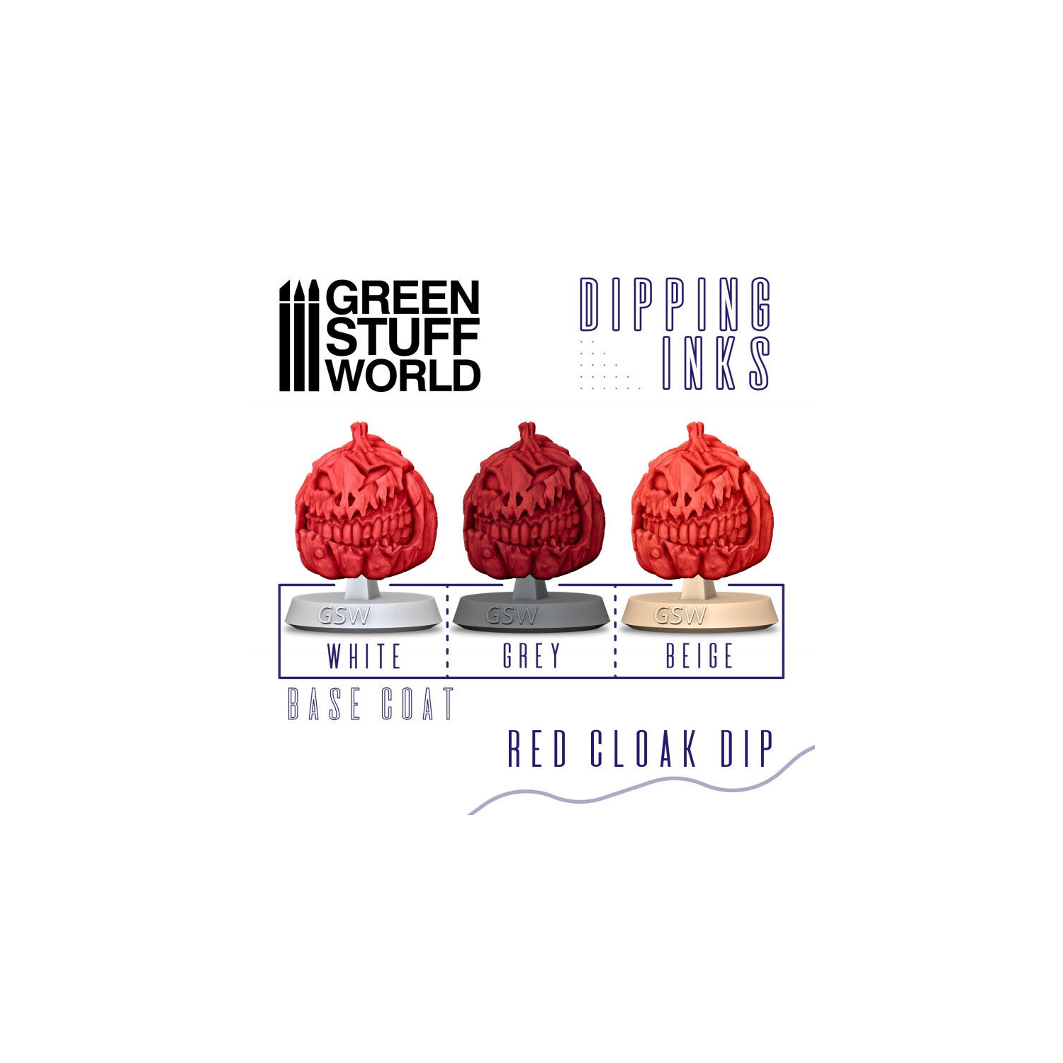 Green Stuff World Dipping ink 60 ml - RED CLOAK DIP New