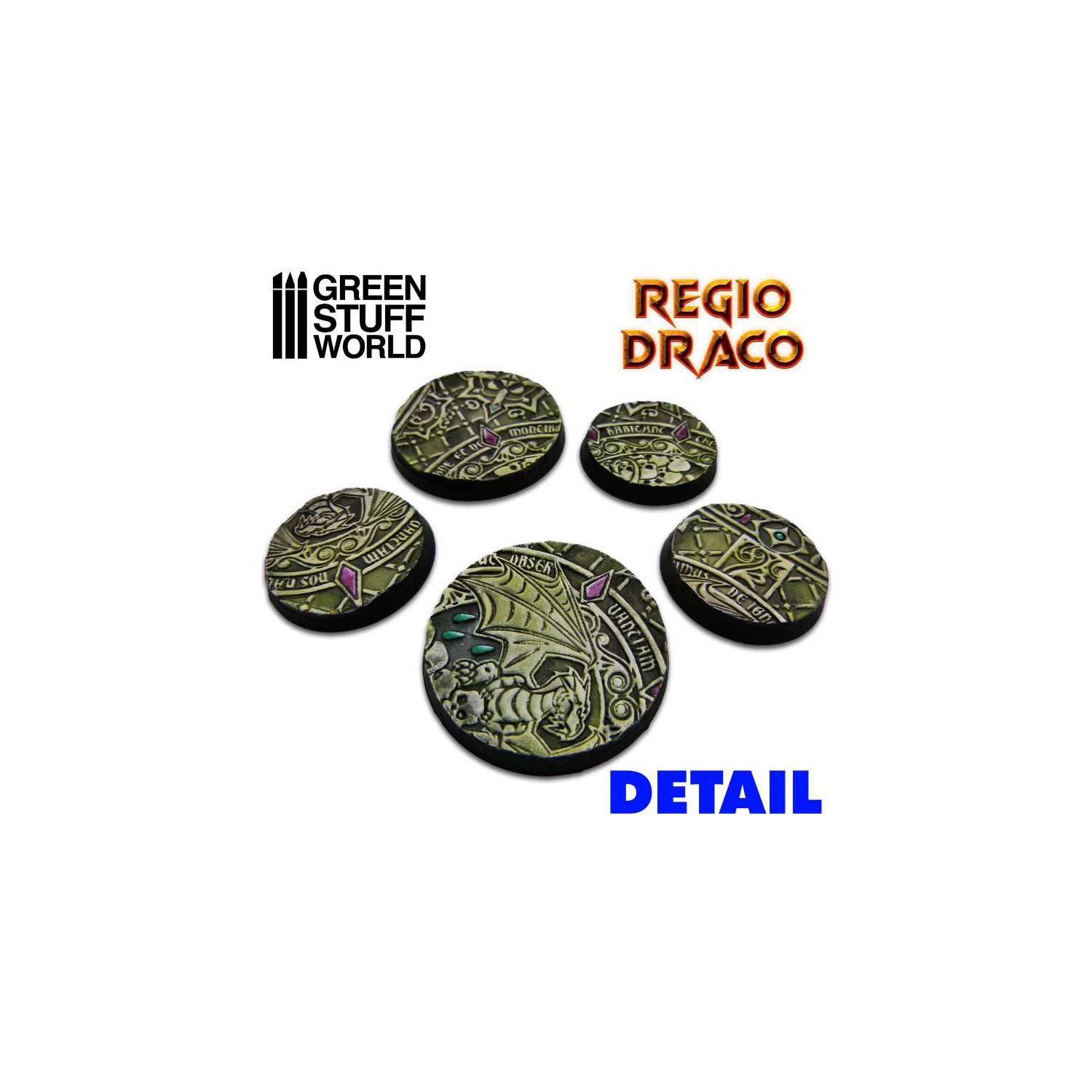 Green Stuff World Rolling Pin Regio Draco Nouveau