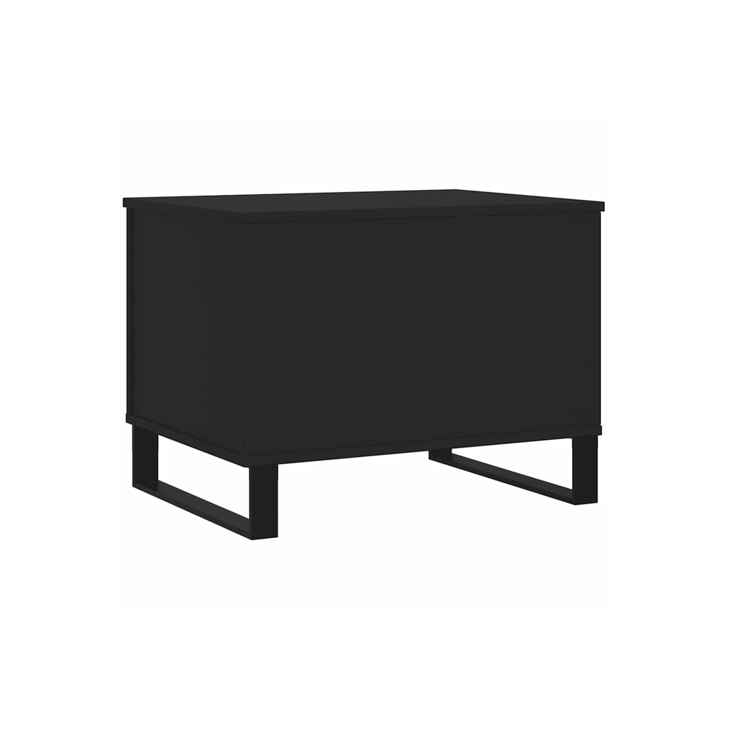 vidaXL Coffee Table Black 60x44.5x45 cm Engineered Wood