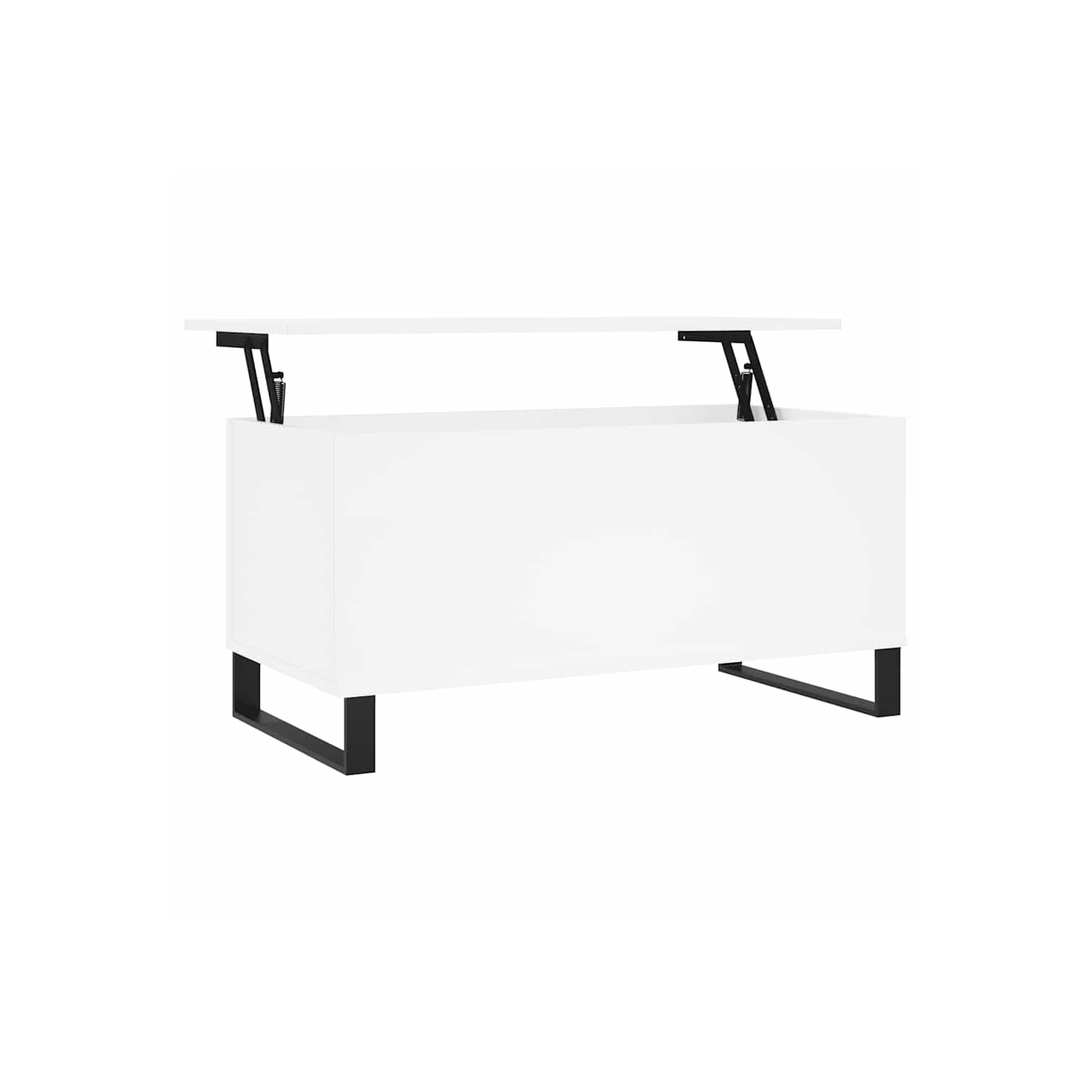 vidaXL Coffee Table White 90x44.5x45 cm Engineered Wood