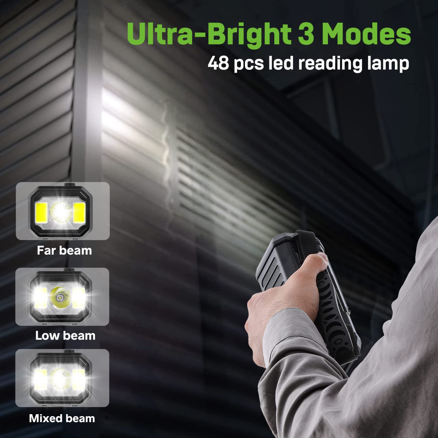 Radio à manivelle, radio d'urgence 10000&nbsp;mAh, radio météo AM/FM solaire, recharge USB de type C, lampe de poche et lampe de lecture LED