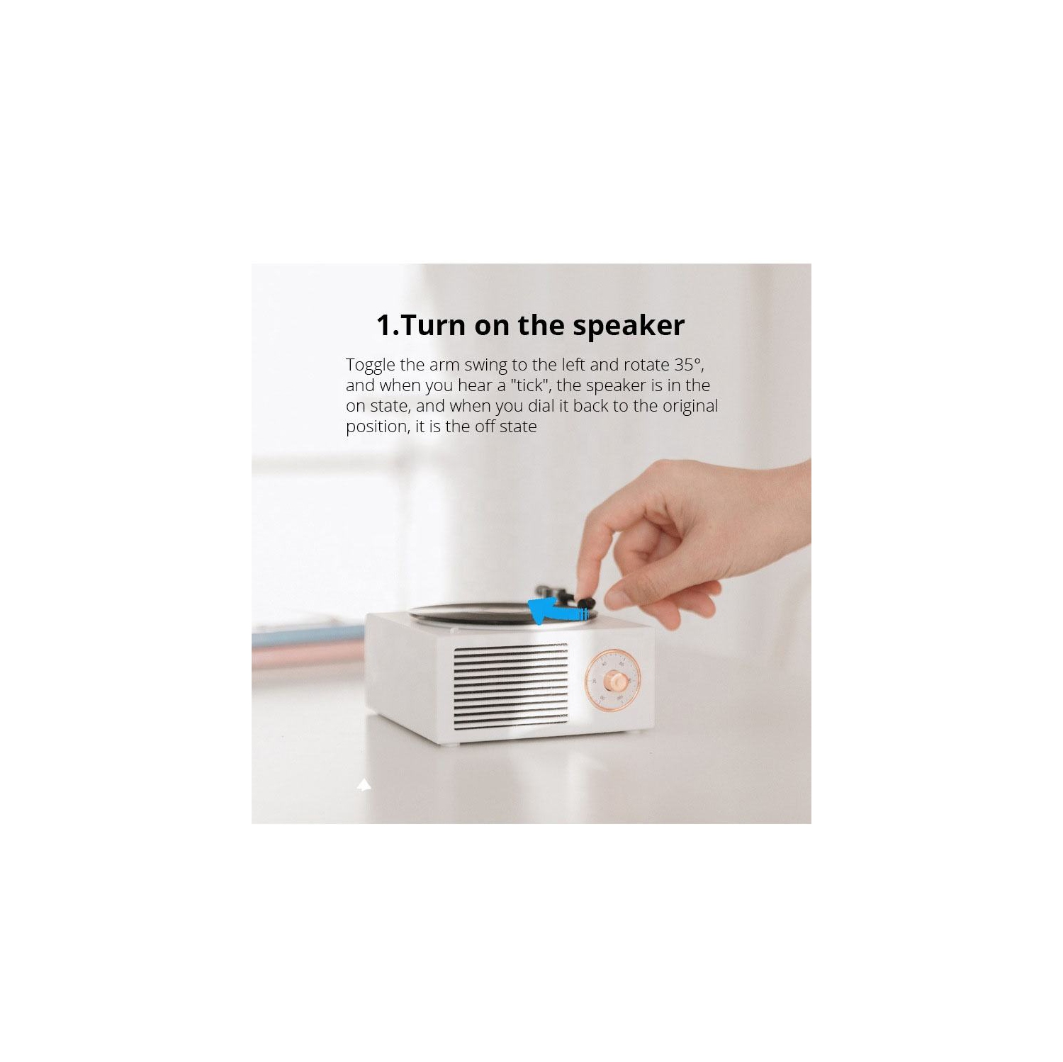 Haut-parleur Bluetooth rétro de style phonographe Haut-parleur Bluetooth rétro Haut-parleur de colle noire Cadeau pour filles Volume fort