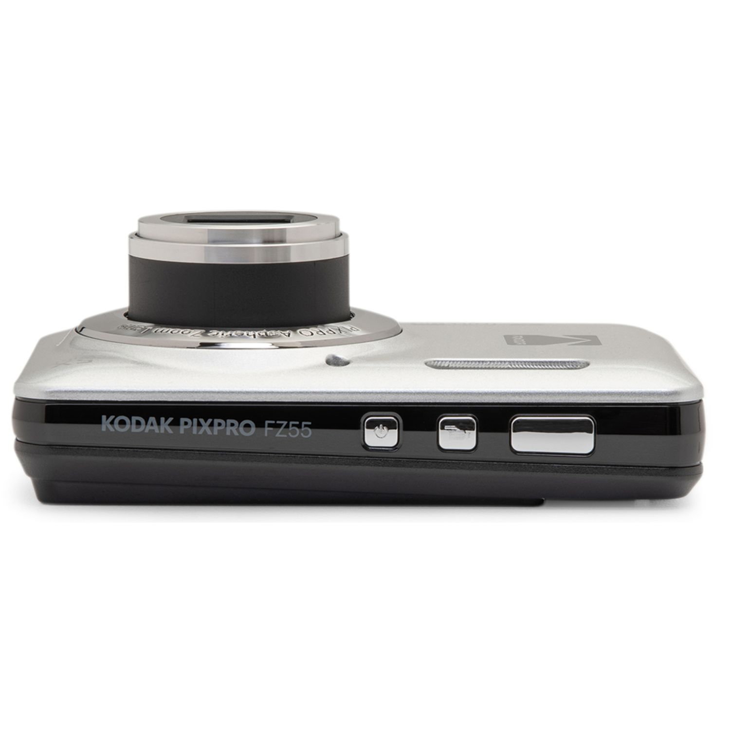 Appareil photo numérique PIXPRO FZ55-SLV 16&nbsp;Mpx de KODAK Zoom optique 5X 28&nbsp;mm Vidéo grand-angle HD intégrale 1080p 2,7&nbsp;po LCD avec