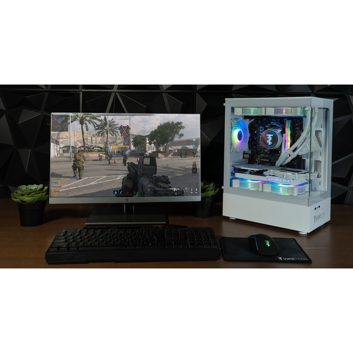 ViprTech Reaper 2.0 Liquid-Cooled PC - AMD Ryzen 7 8700F, RTX 5060 Ti 8GB, 16GB DDR5, 1TB NVMe SSD, VR-Ready, Streaming, Win 11, Gaming Desktop