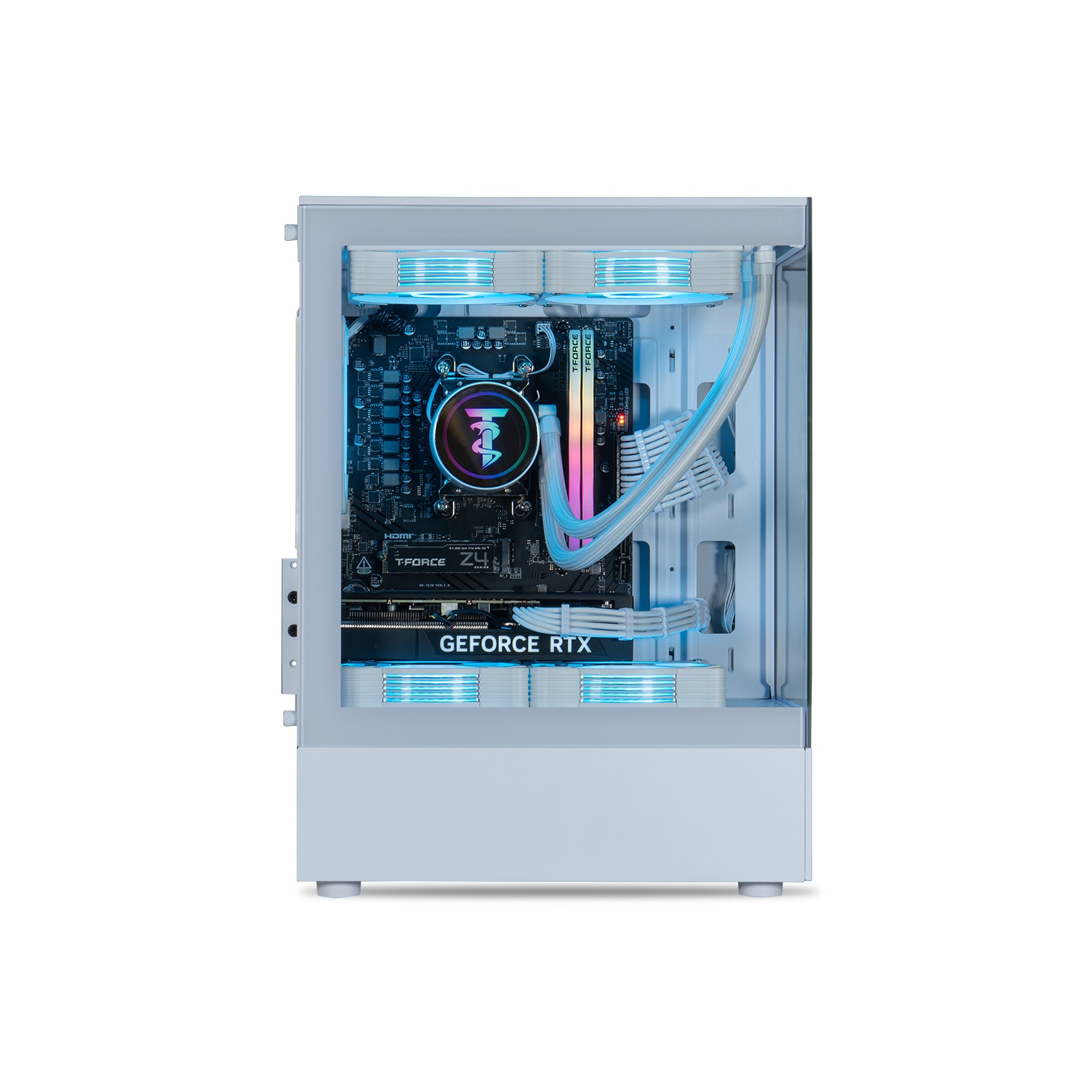 ViprTech Reaper 2.0 Liquid-Cooled PC - AMD Ryzen 7 8700F, RTX 5060 Ti 8GB, 16GB DDR5, 1TB NVMe SSD, VR-Ready, Streaming, Win 11, Gaming Desktop