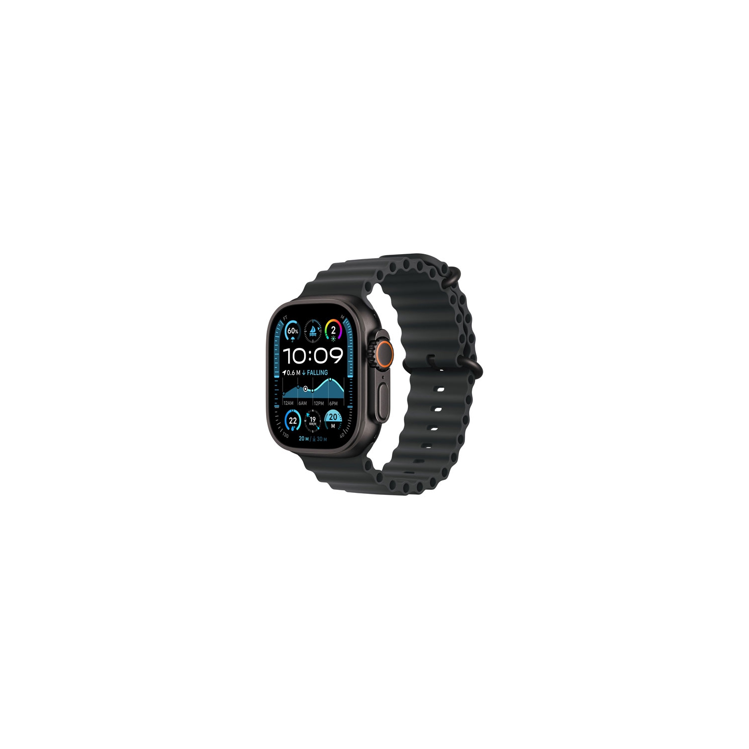 Watch Ultra 2 49mm Black Titanium Case with Black Ocean Band (SMARTWATCH)