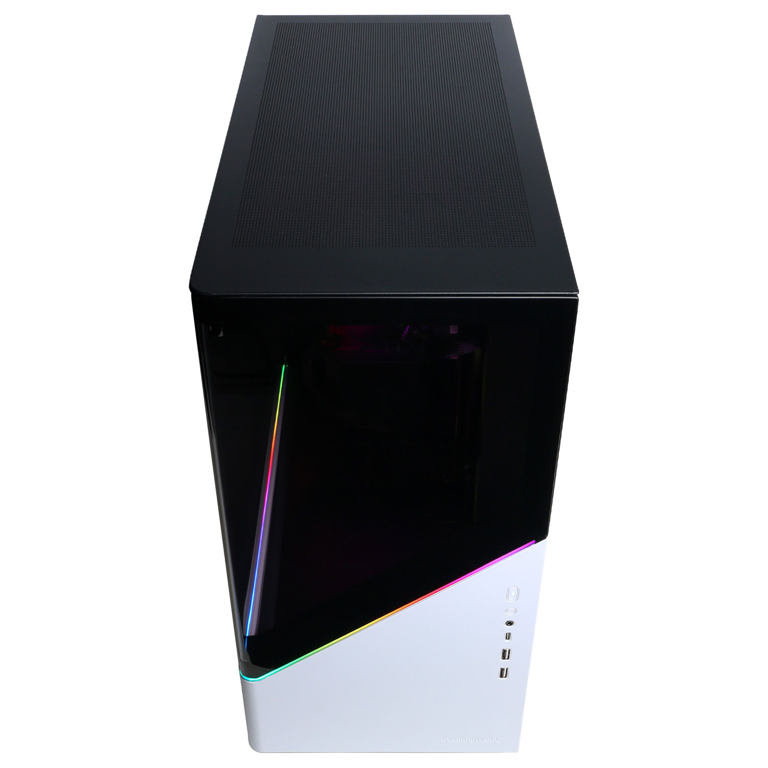 Ordinateur de jeu Gamer Master de CyberPowerPC - Blanc - Anglais