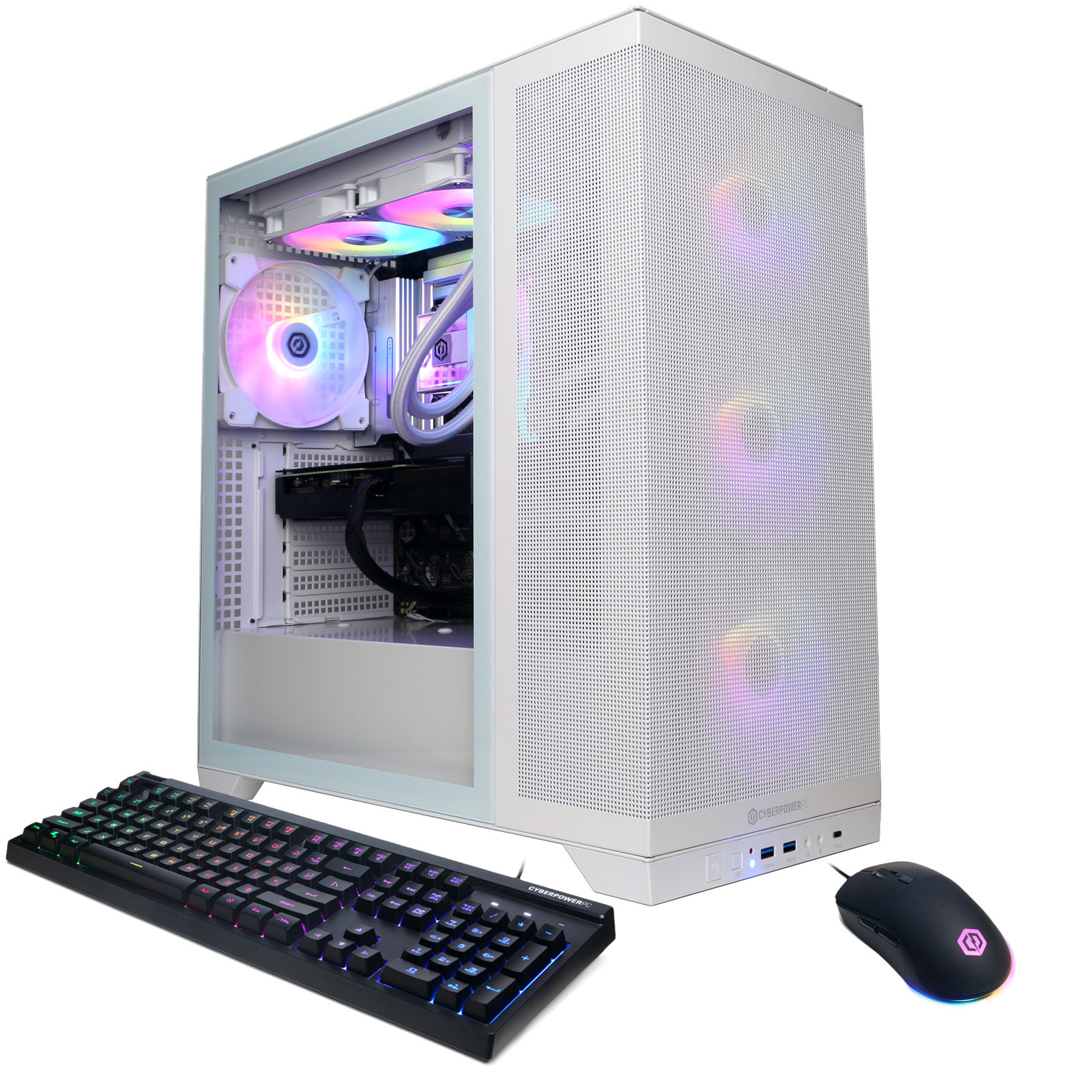 CyberPowerPC Gamer Supreme Gaming PC - White (Intel Core Ultra 9 285/32GB RAM/2TB SSD/RTX 5070) - English