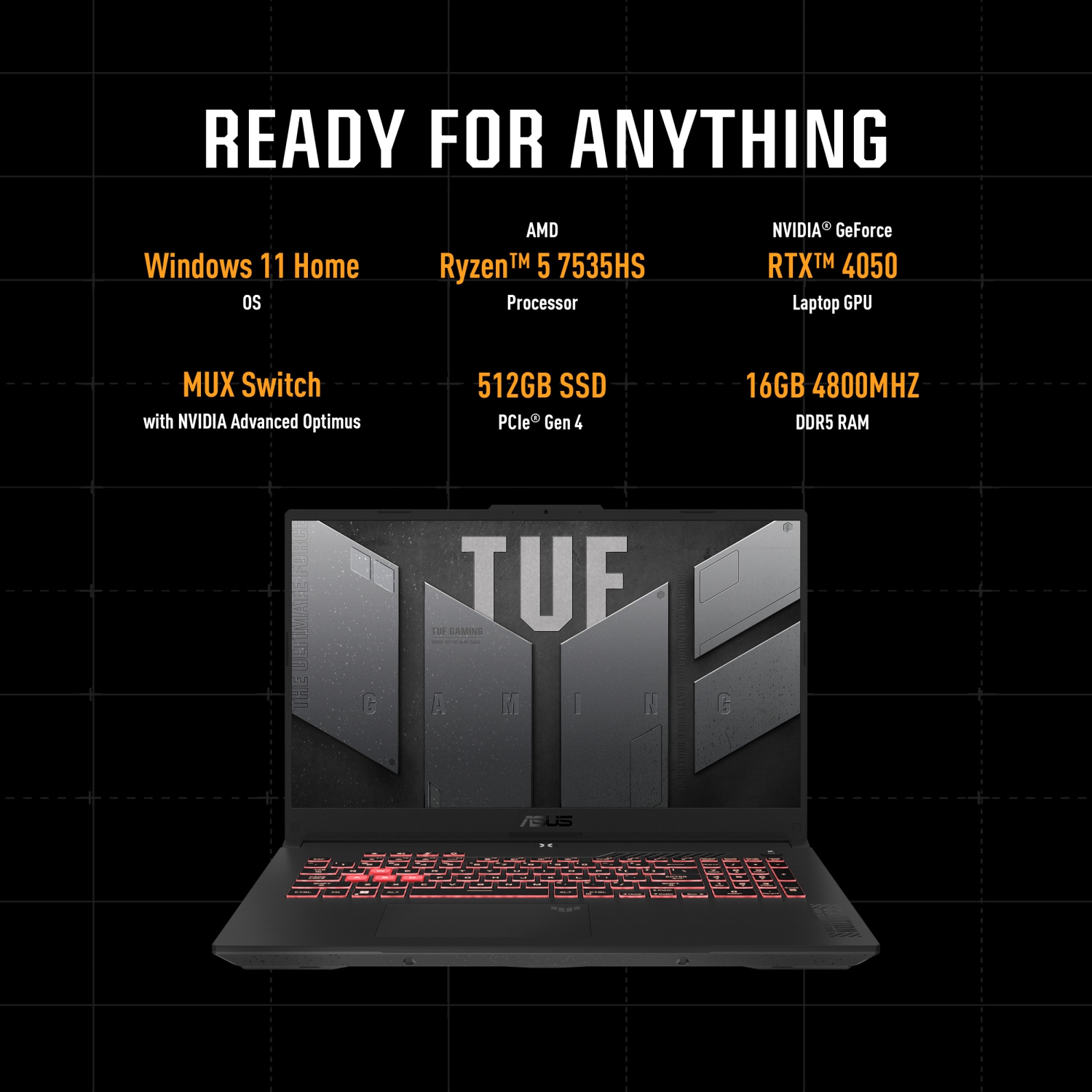 ASUS TUF Gaming A17 Gaming Laptop