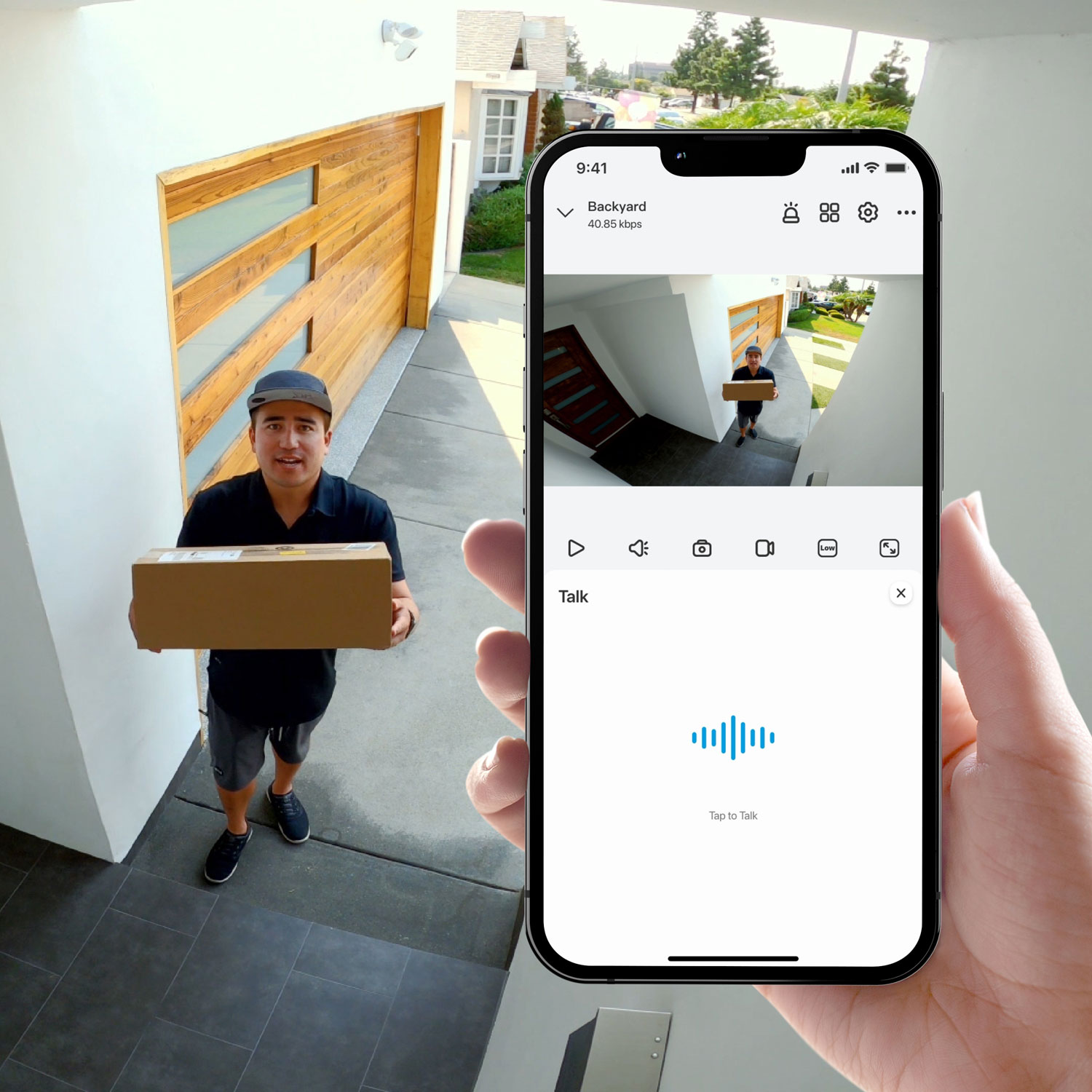 Reolink Argus Series B350 Wire-Free Indoor/Outdoor 4K UHD IP Camera with Solar Panel
