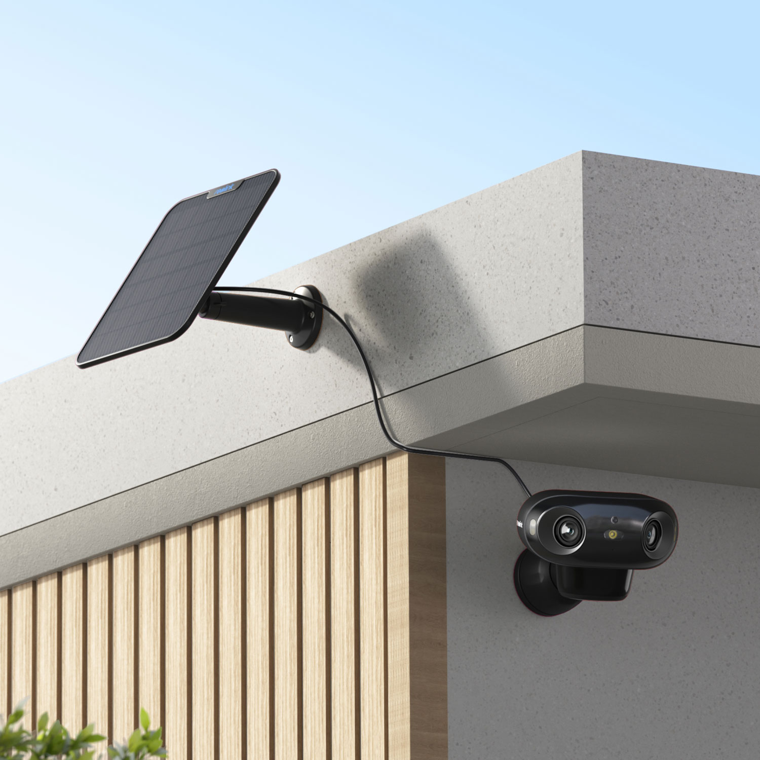 Reolink Argus Series B740X Wire-Free Indoor/Outdoor Dual-Lens 4K UHD IP Camera with Solar Panel