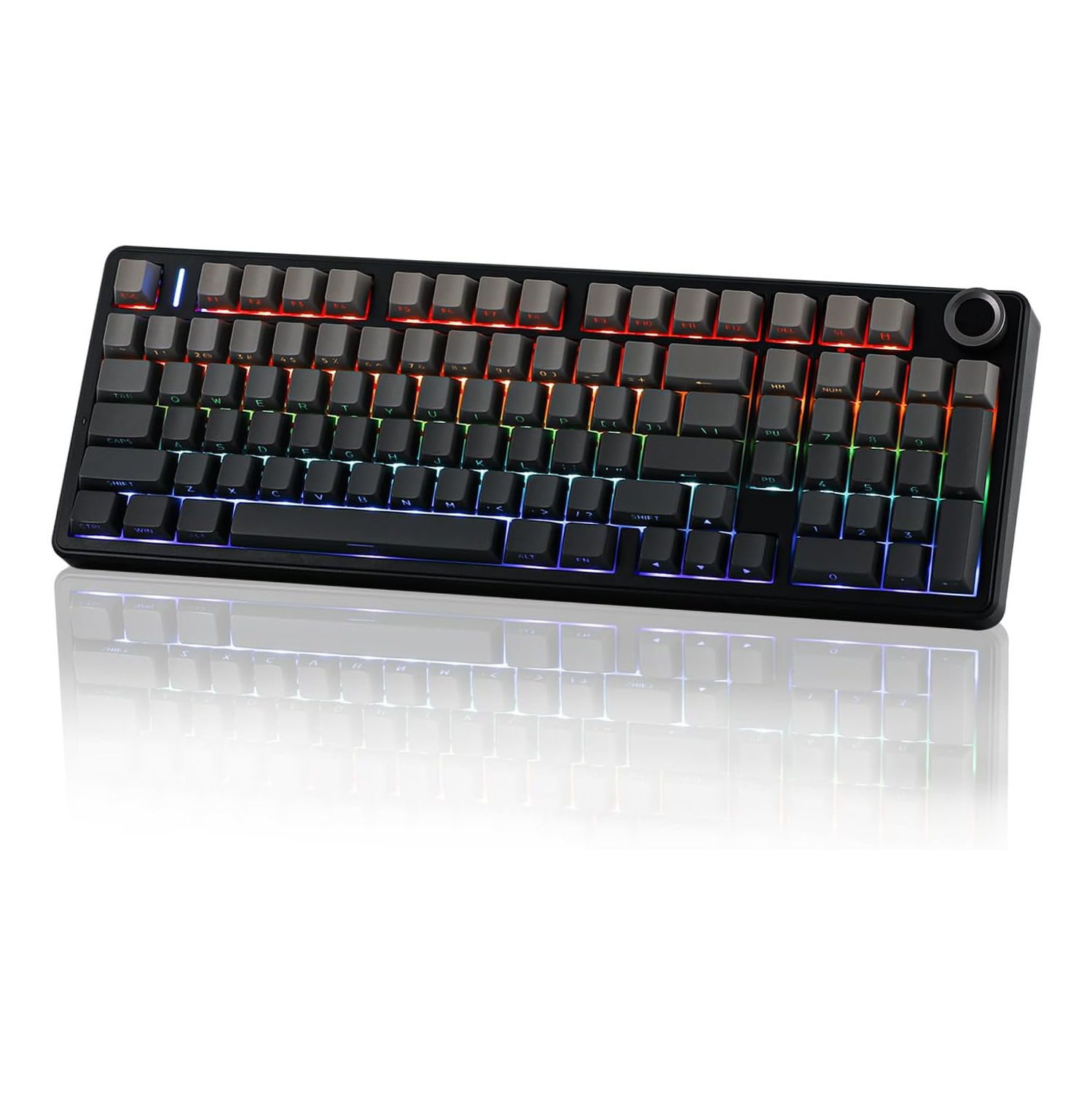 Open Box - EPOMAKER X Aula F99 Pro- Wireless Gaming Keyboard, RGB Backlit Gaming Keyboard- Black