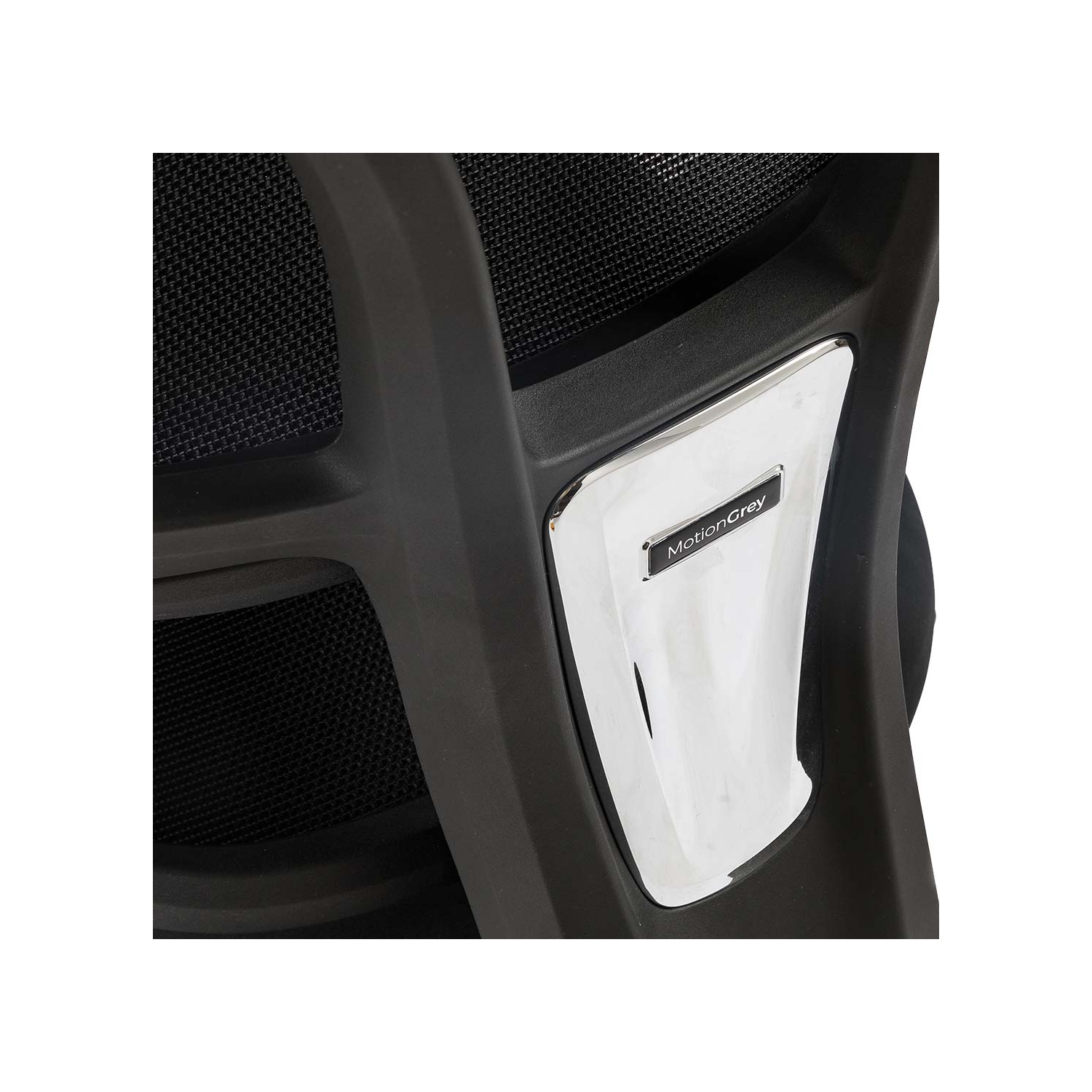 MotionGrey - Mellow Ergonomic Office Chair-Comfy High Mesh Back Support with Adjustable Armrests-Black Desk Computer Chairs Perfect for Home Gaming