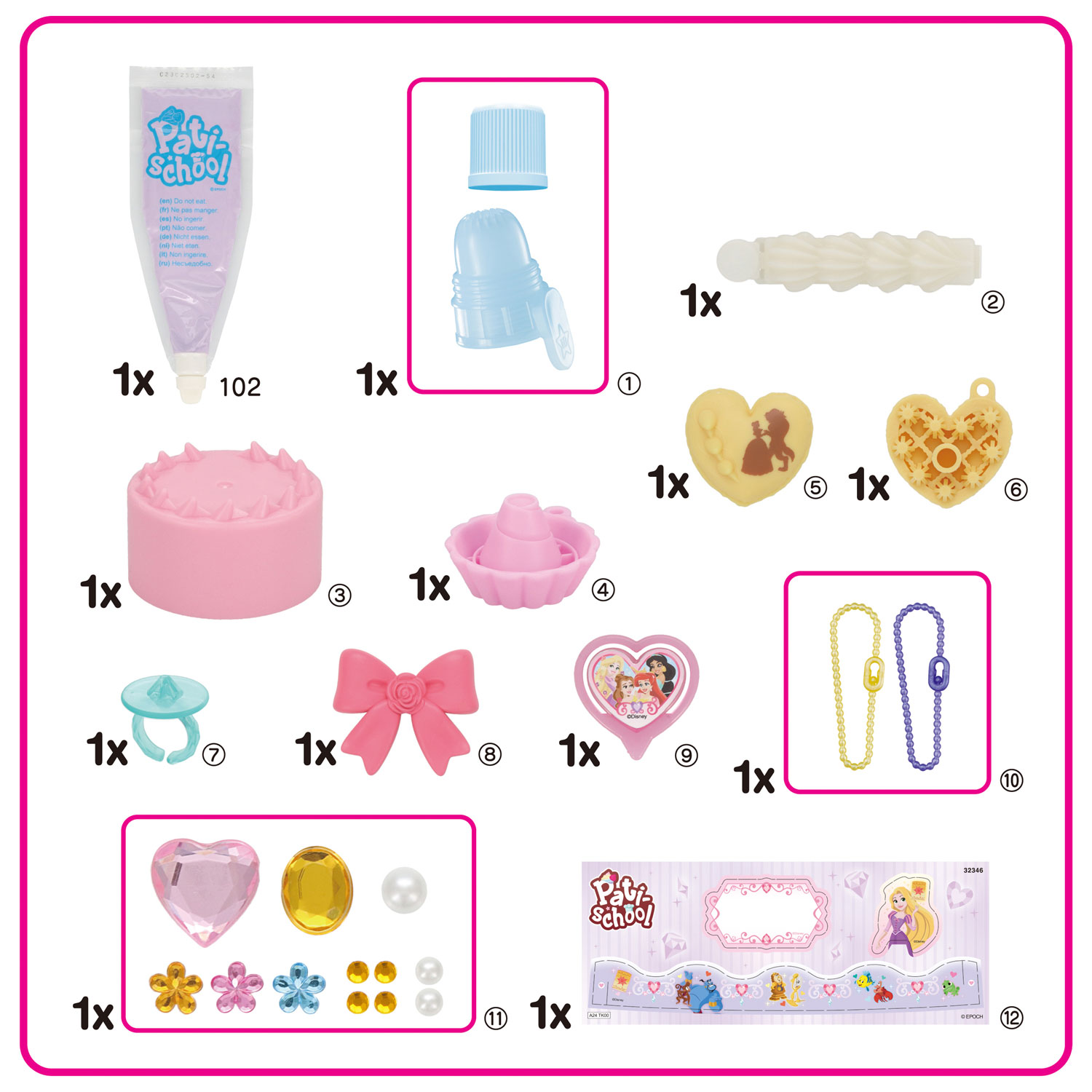Pati-School Disney Princess Creations Kit