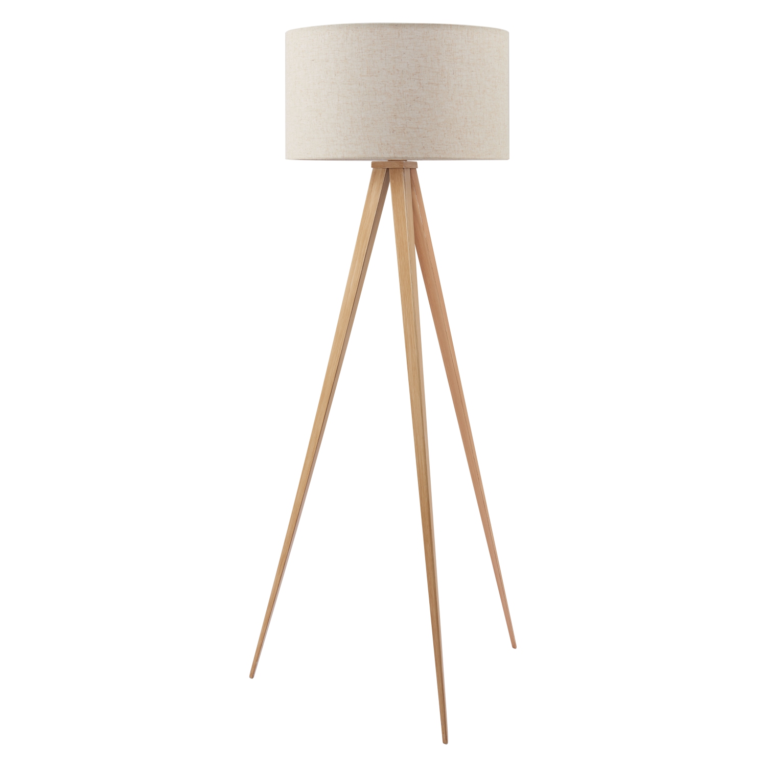 Lampadaire Imperial beige et naturel