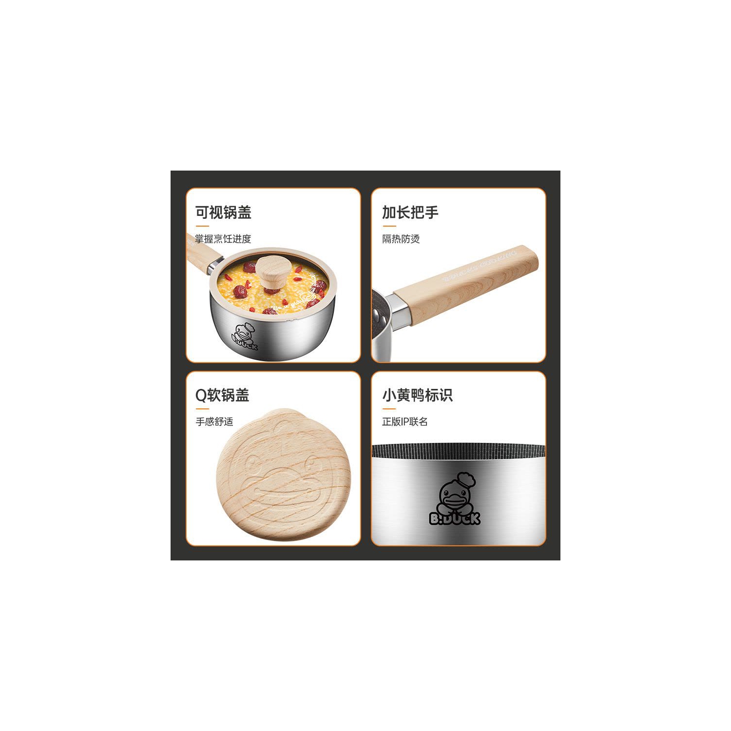 B Duck x Cooker – Casserole en acier inoxydable King – Élégante, durable et sans effort