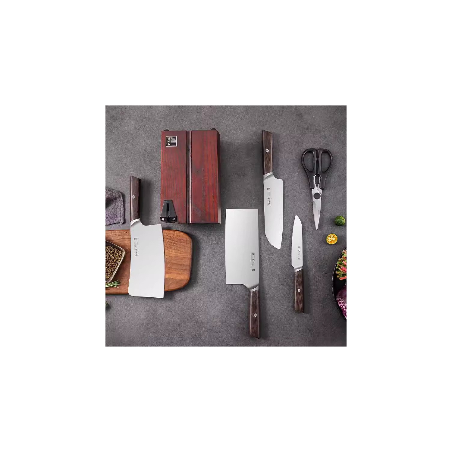 Zhang Xiao Quan 30Cr13 Stainless Steel Knife Set – Precision, Durability, Expert Craftsmanship