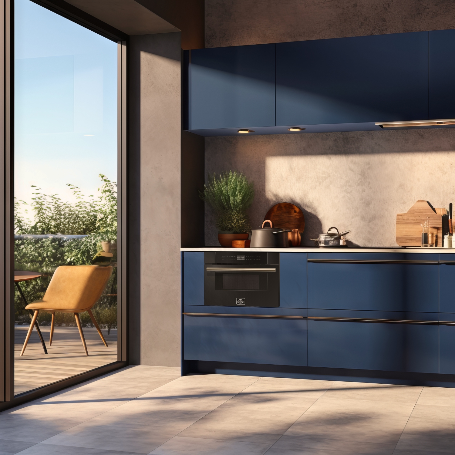 Forno Capoliveri Espresso Black 30 Inch 1000 Watts Microwave Drawer 1.2 cu.ft