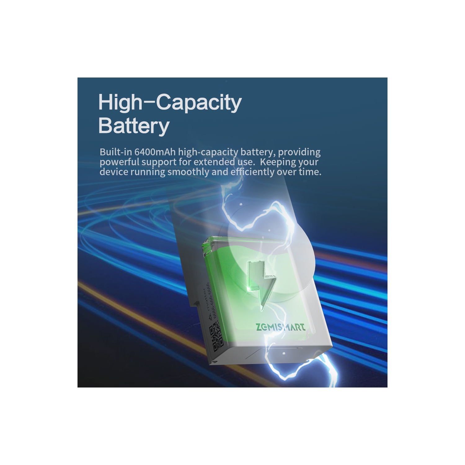 Zemismart Matter over Thread Smart Built-in Battery Blind Driver Retrofit Motor - White