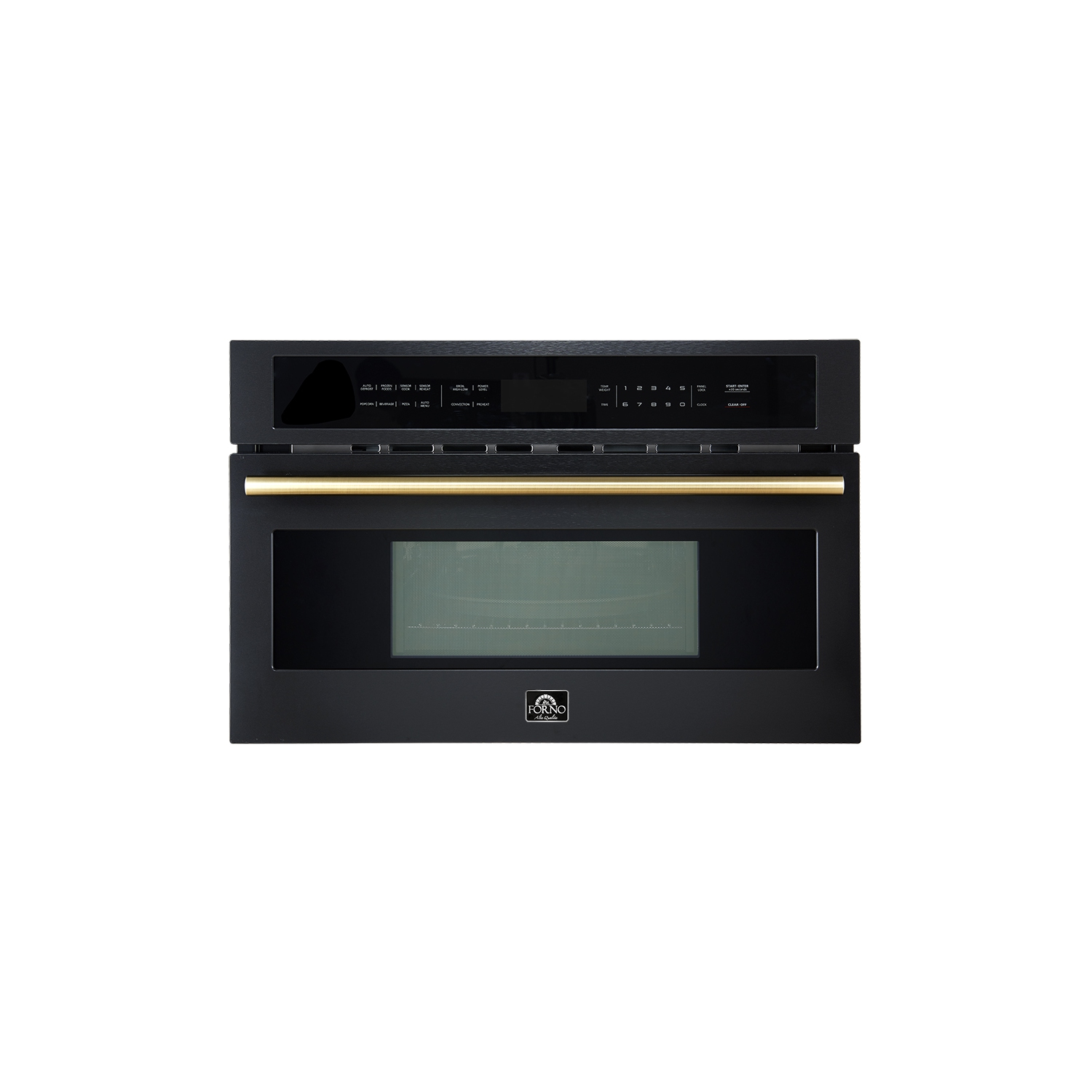 Forno Oliena Espresso Black 30 Inch 1750 Watt Compact Oven & 1000 Watt Microwave, 1.6 cu. ft.