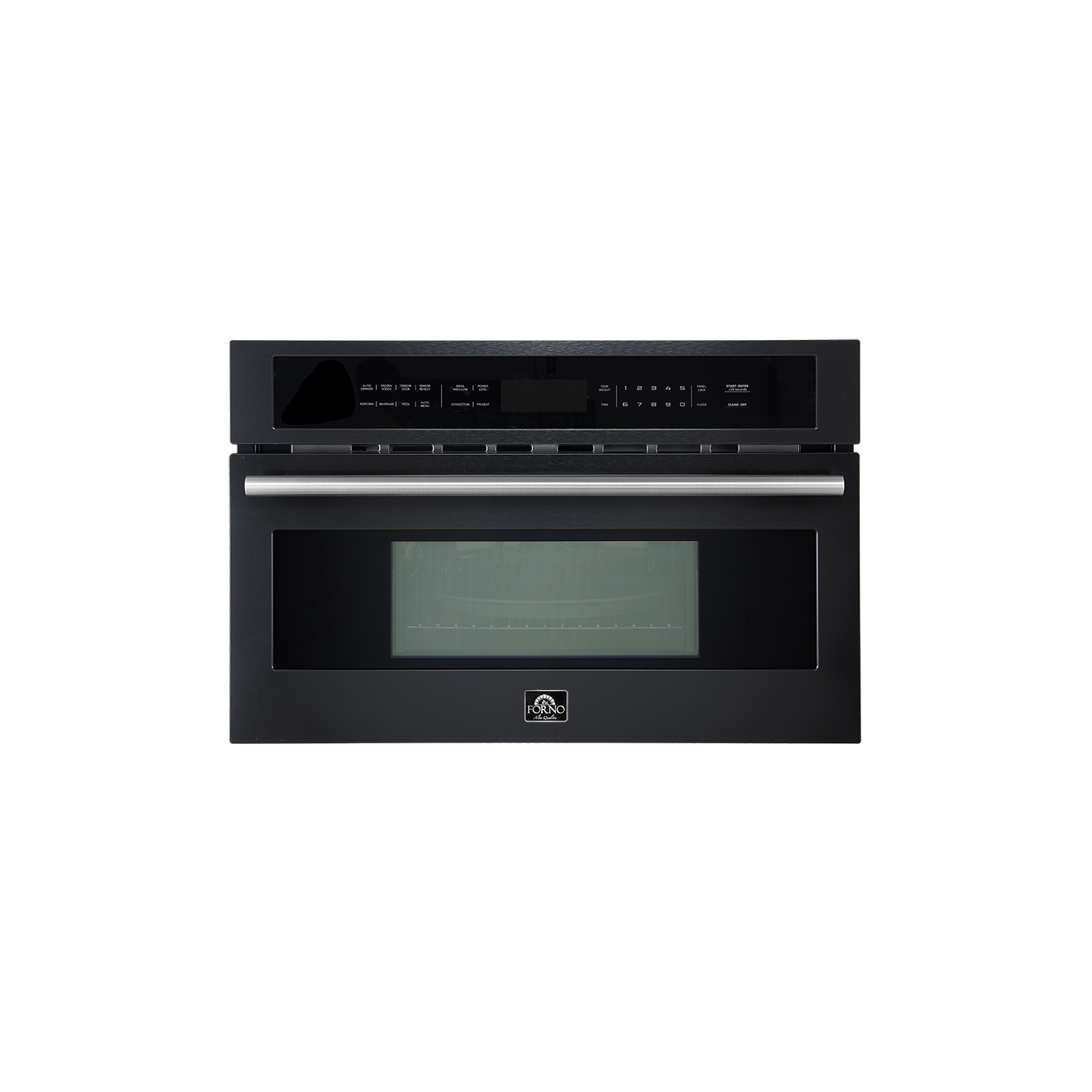 Forno Oliena Espresso Black 30 Inch 1750 Watt Compact Oven & 1000 Watt Microwave, 1.6 cu. ft.