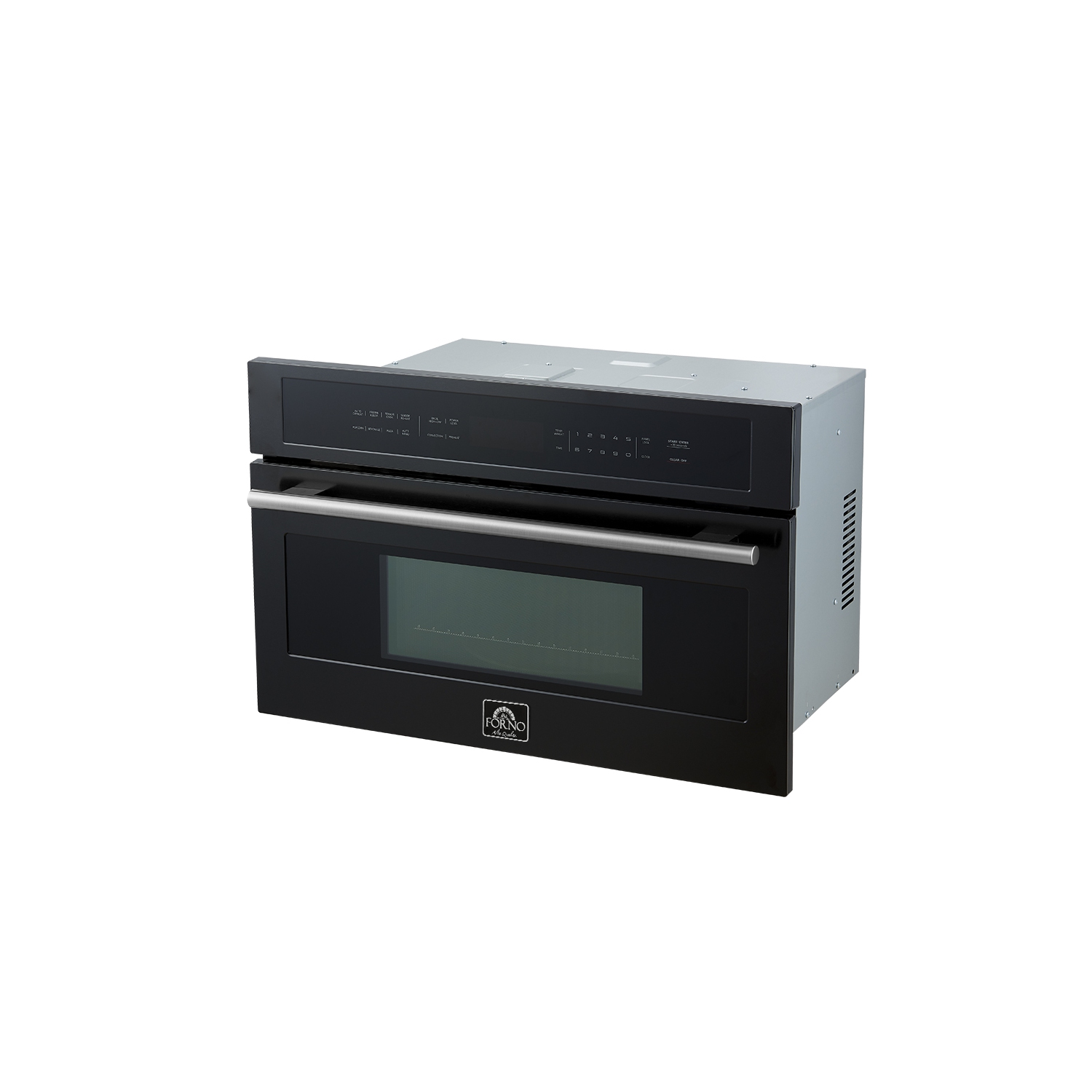 Forno Oliena Espresso Black 30 Inch 1750 Watt Compact Oven & 1000 Watt Microwave, 1.6 cu. ft.